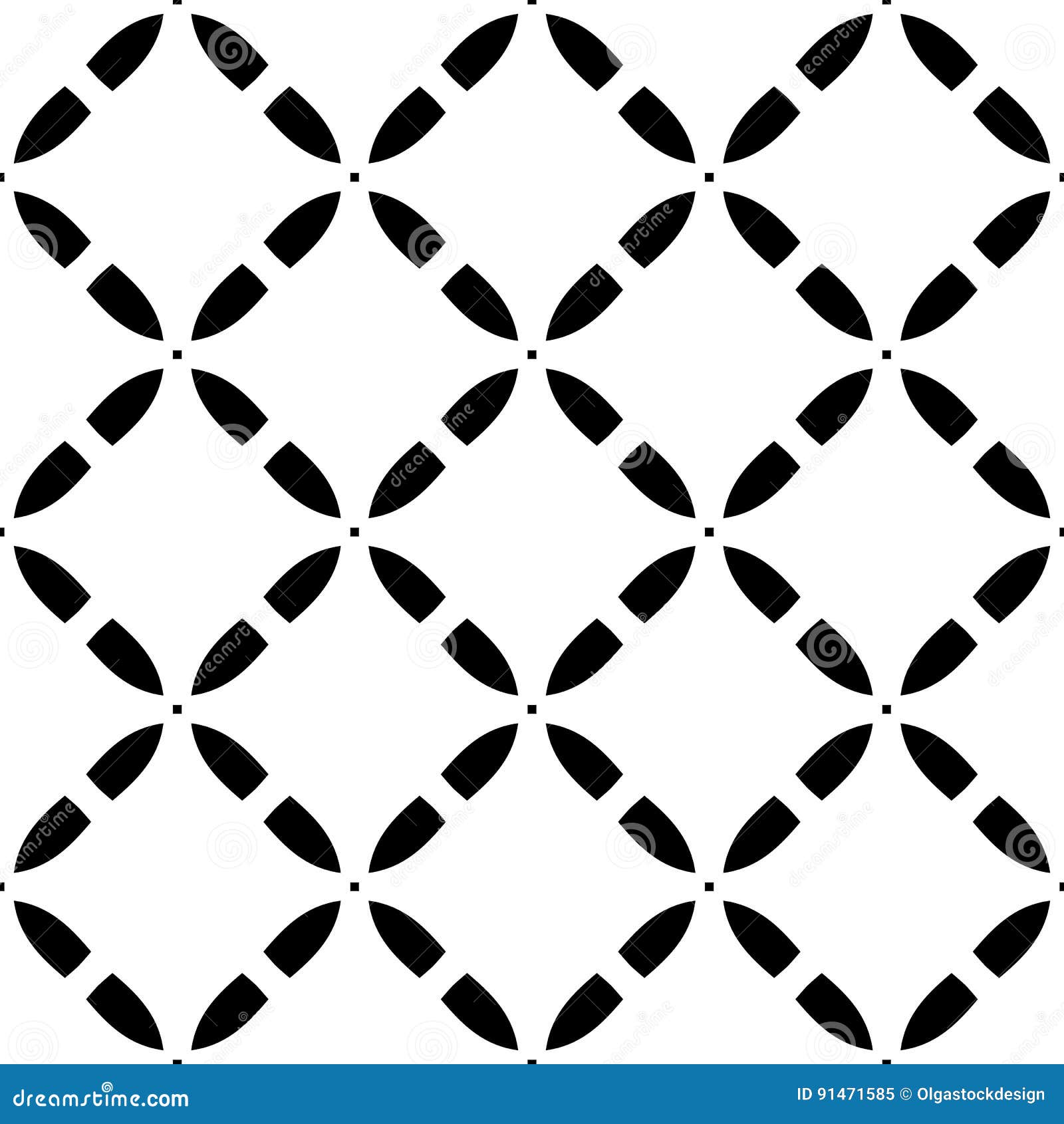 Vector naadloos patroon, diagonale roostertextuur. Vector naadloos patroon Eenvoudige zwarte & witte zwart-wit textuur, illustratie van diagonaal rooster, vlotte geometrische cijfers Abstract herhaal achtergrond Ontwerp voor drukken, digitaal, textiel, dekking