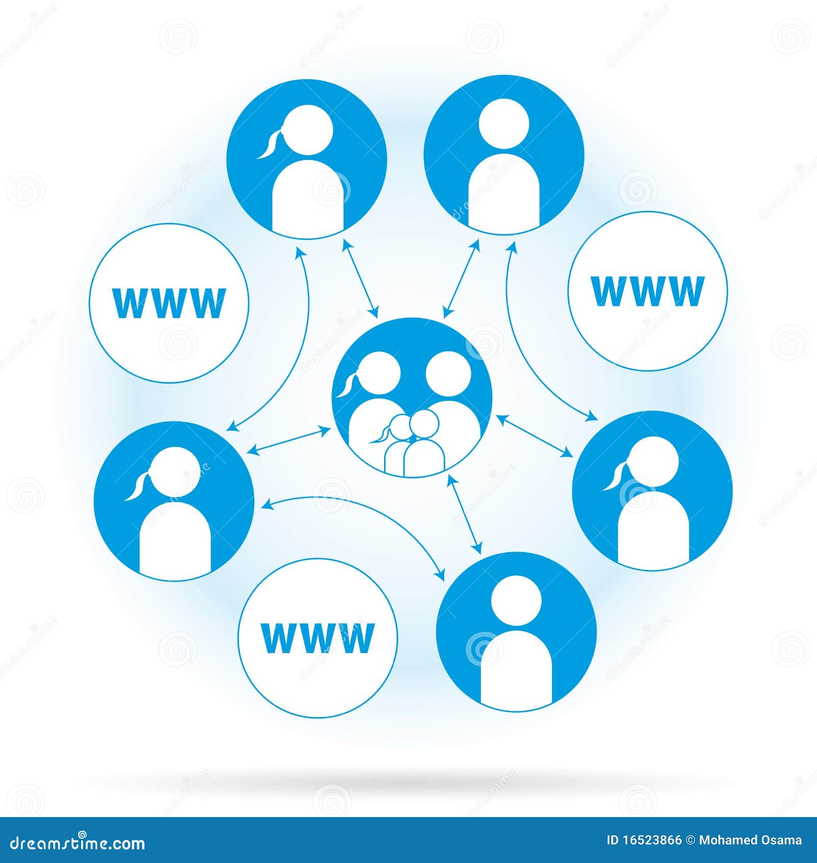 Vector Networking Connectivity Royalty Free Stock Image ... a wire blank diagram 