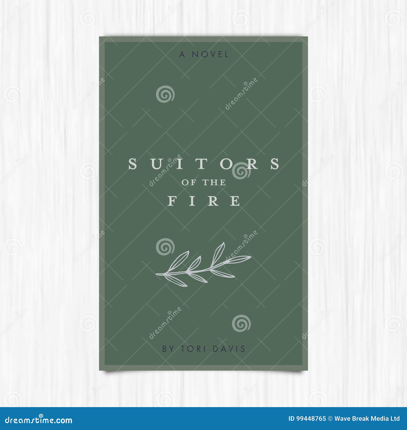 Vector Of Novel Cover With Suitors Of The Fire Text Stock Vector Illustration Of Pictogram Background 99448765