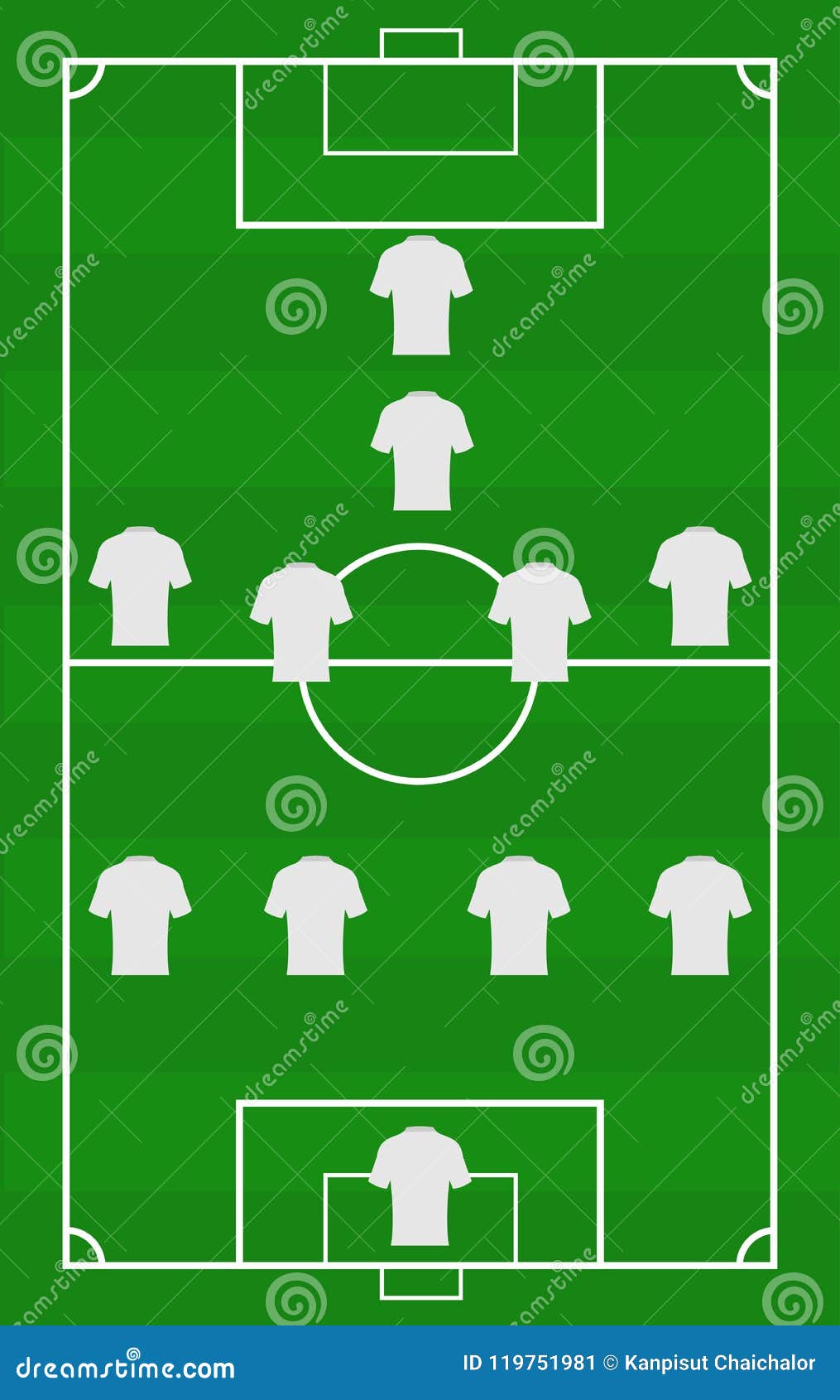 Formação De Jogos De Futebol Ou Futebol. Jogo De Jogadores De Futebol No  Campo De Futebol. Ilustração do Vetor - Ilustração de posicione,  estratégia: 198978592