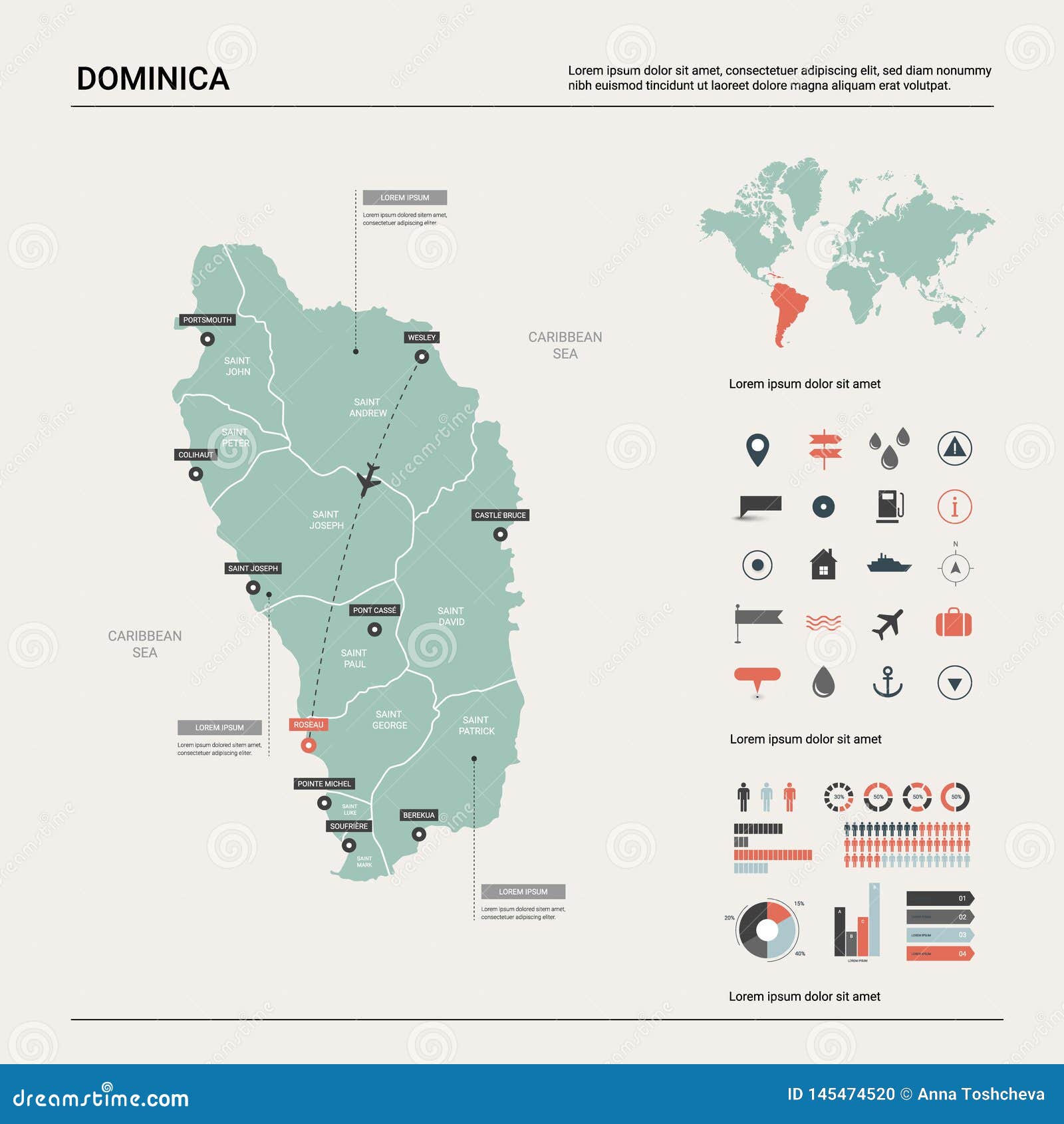 mapa-múndi em estilo isométrico com mapa detalhado de portugal