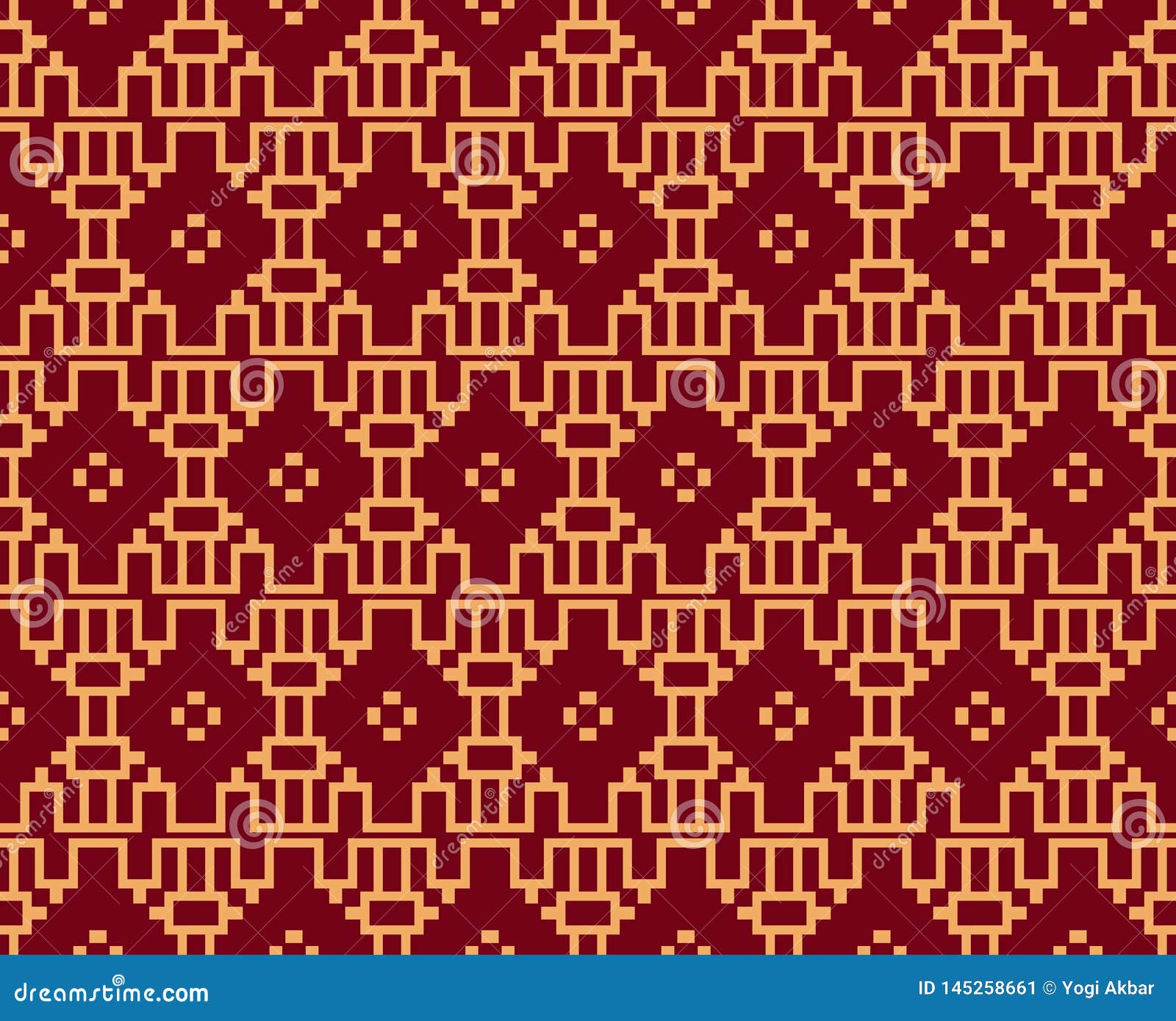 Vector seamless pattern. Modern stylish texture. Geometric striped ornament. luxury linear pattern design