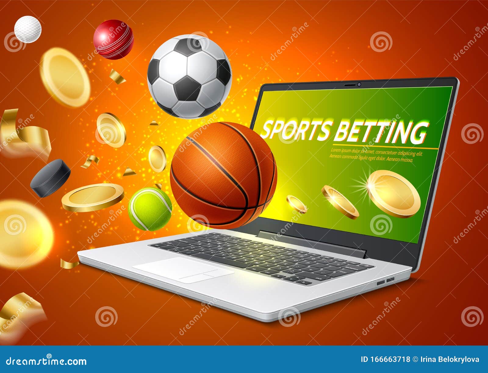 Socccer Concept. Sports Betting On Football. Design For A