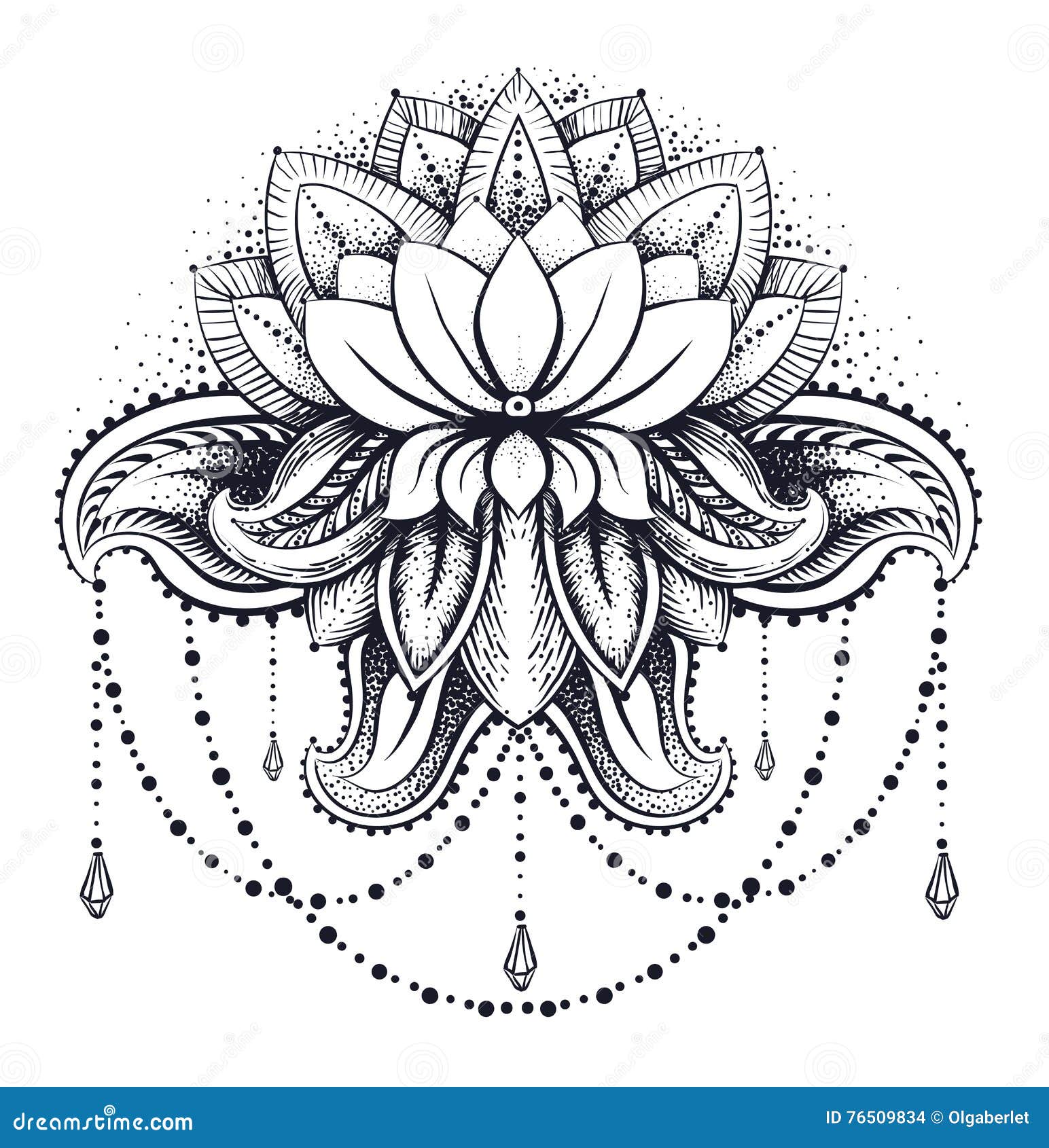 Featured image of post Detailed Lotus Flower Coloring Page