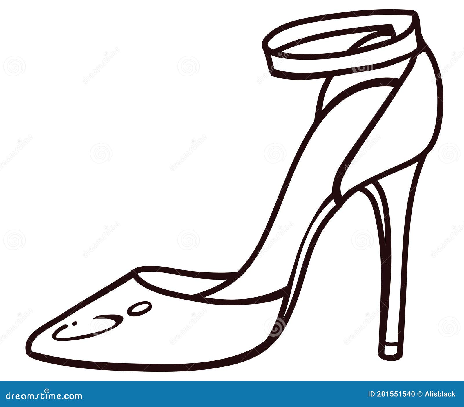 Ankle Strap High Heels Linear Icon Woman Stylish Footwear Design Female  Party Stiletto Shoes Editable Stroke Thin Line Illustration Contour Symbol  Vector Isolated Outline Drawing Stock Illustration - Download Image Now -  iStock