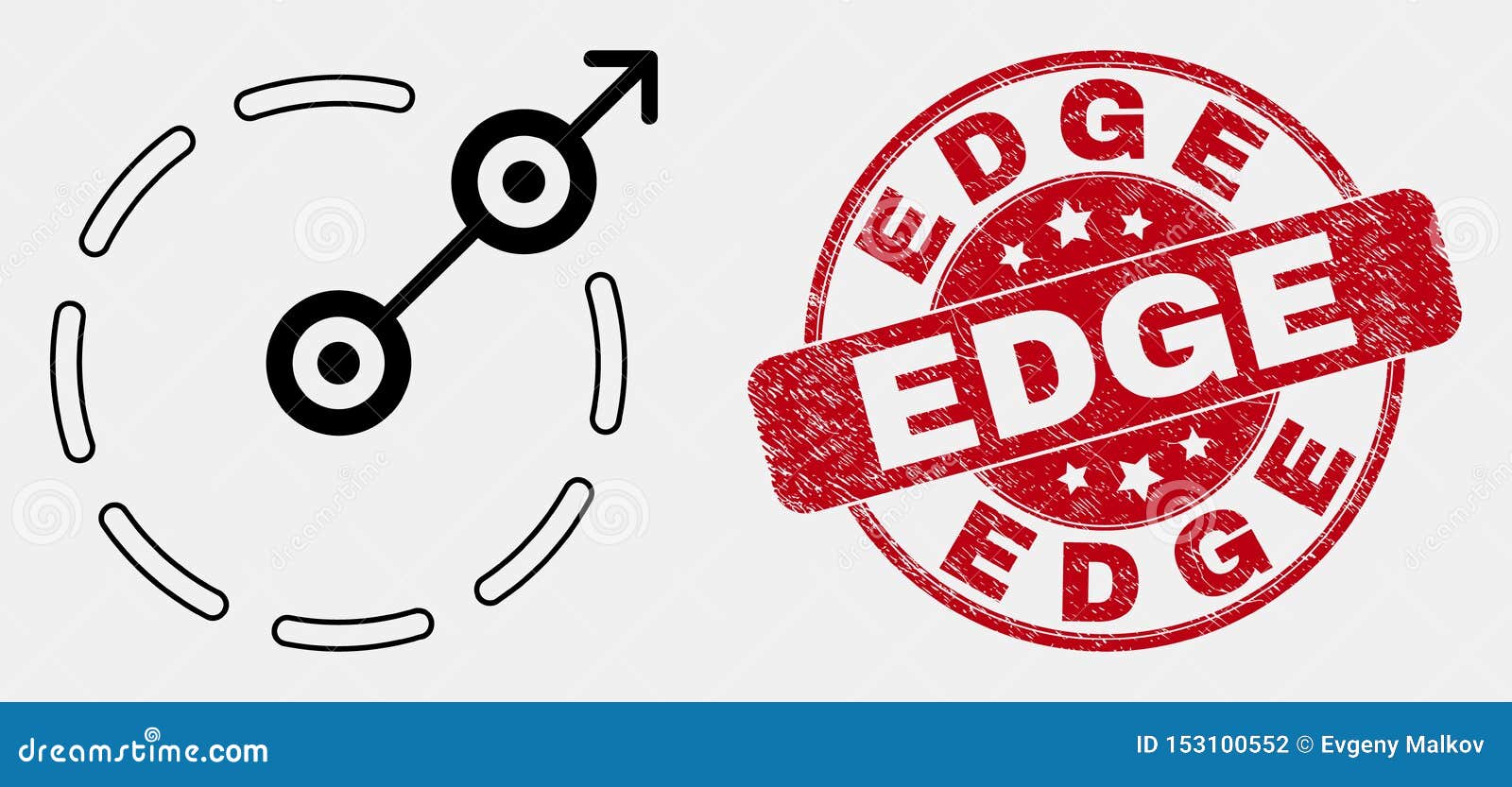 Download Vector Stroke Radial Escape Border Icon And Grunge Edge ...
