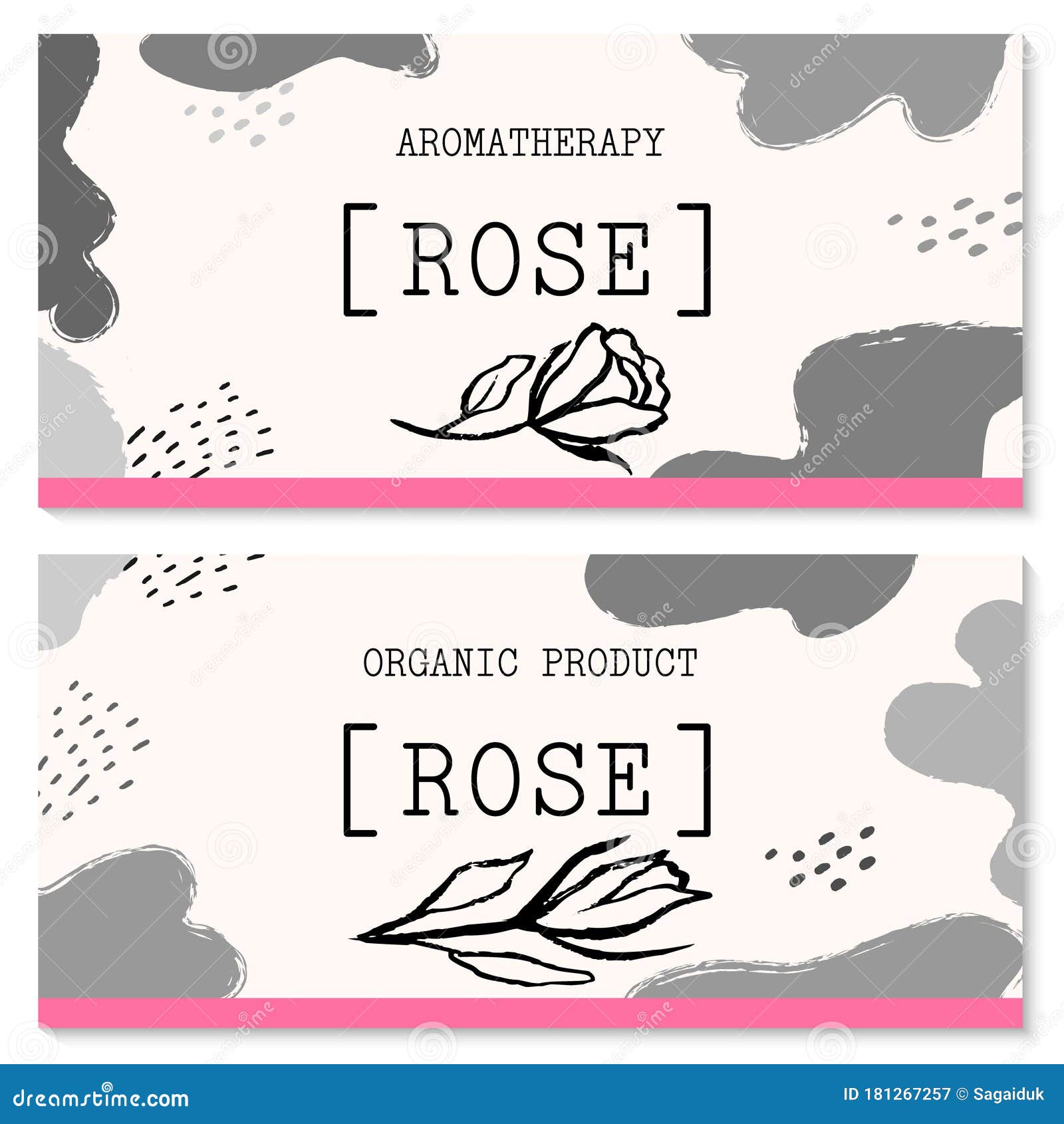 Vector Packaging Design Elements and Templates for Rose Labels and For Product Label Design Templates Free