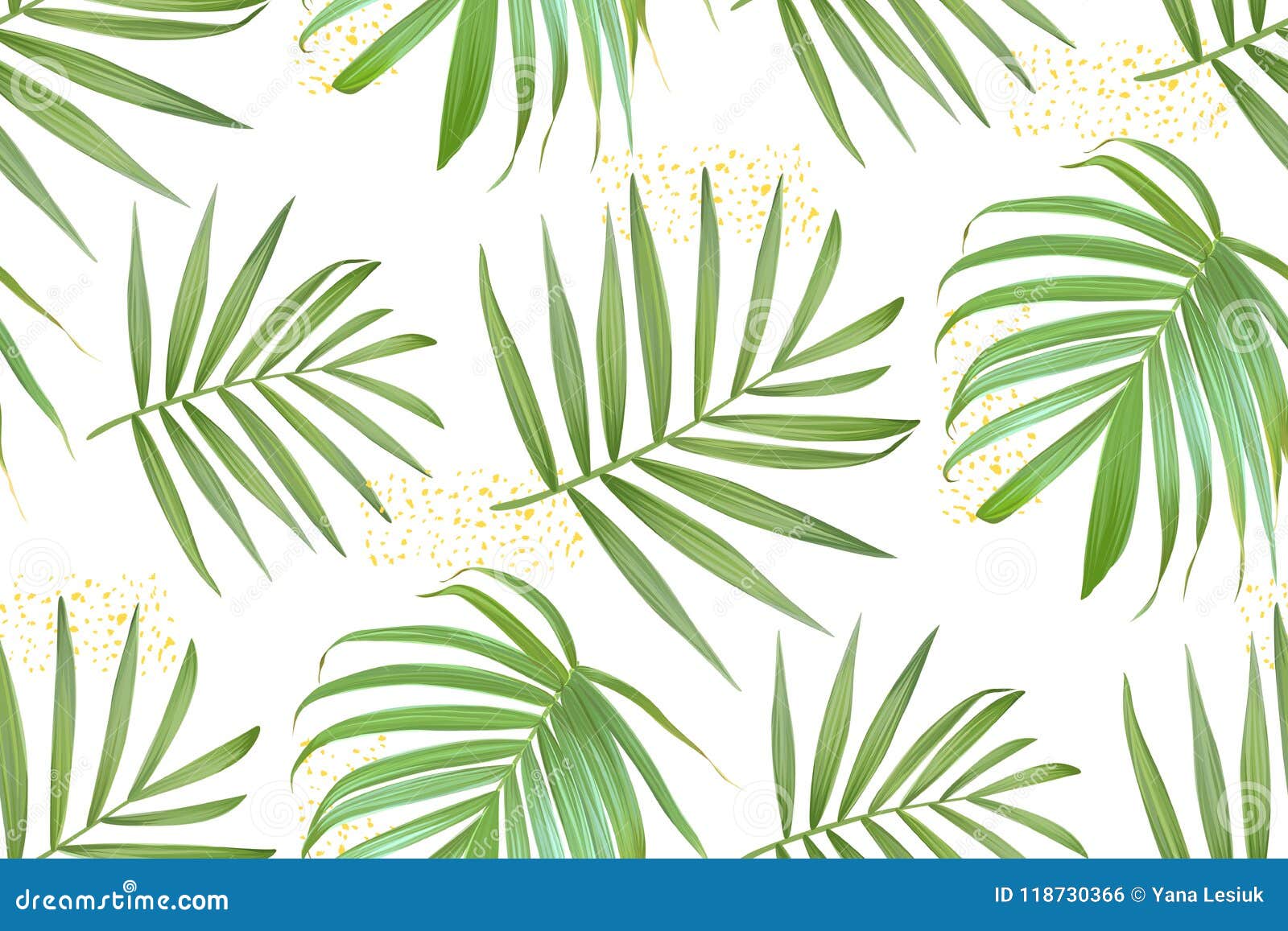Vector Palm Frond Tropical Leaves Seamless Pattern Stock Vector Illustration Of Isolated Plant Vector Palm Frond Tropical Leaves Seamless Pattern Stock Vector Illustration Of Isolated Plant