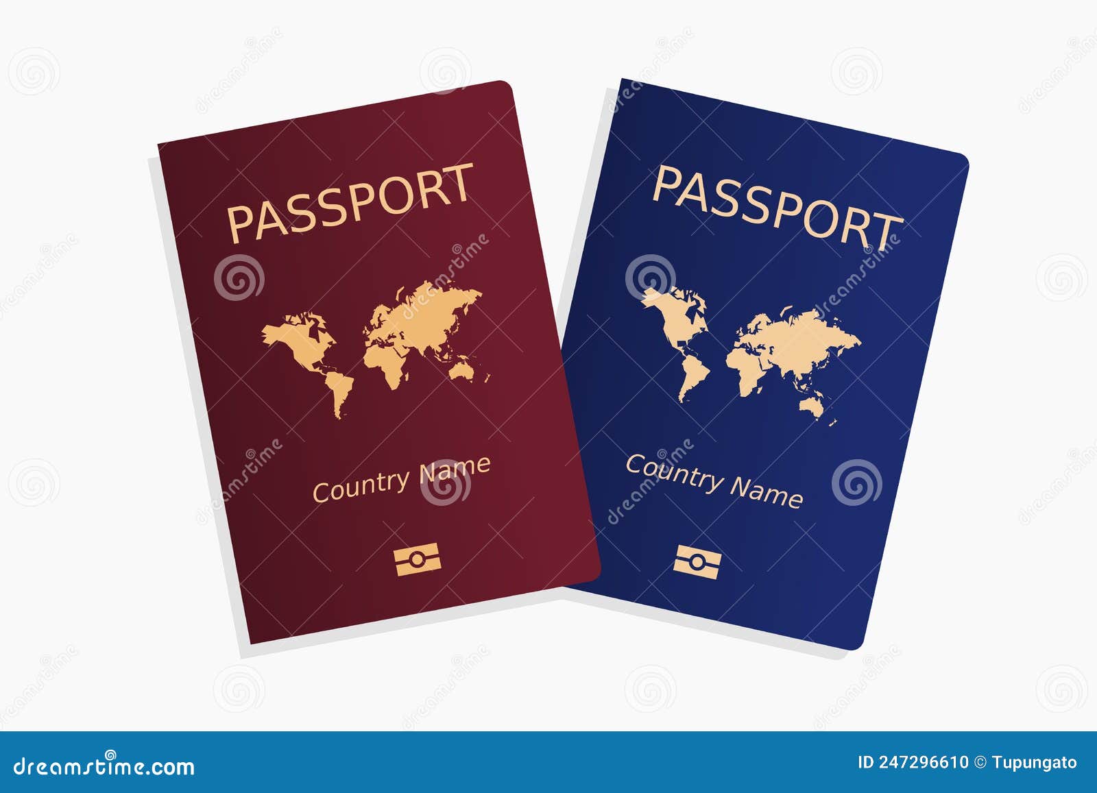 Vector Passport Cover Template Stock Vector Illustration of travel