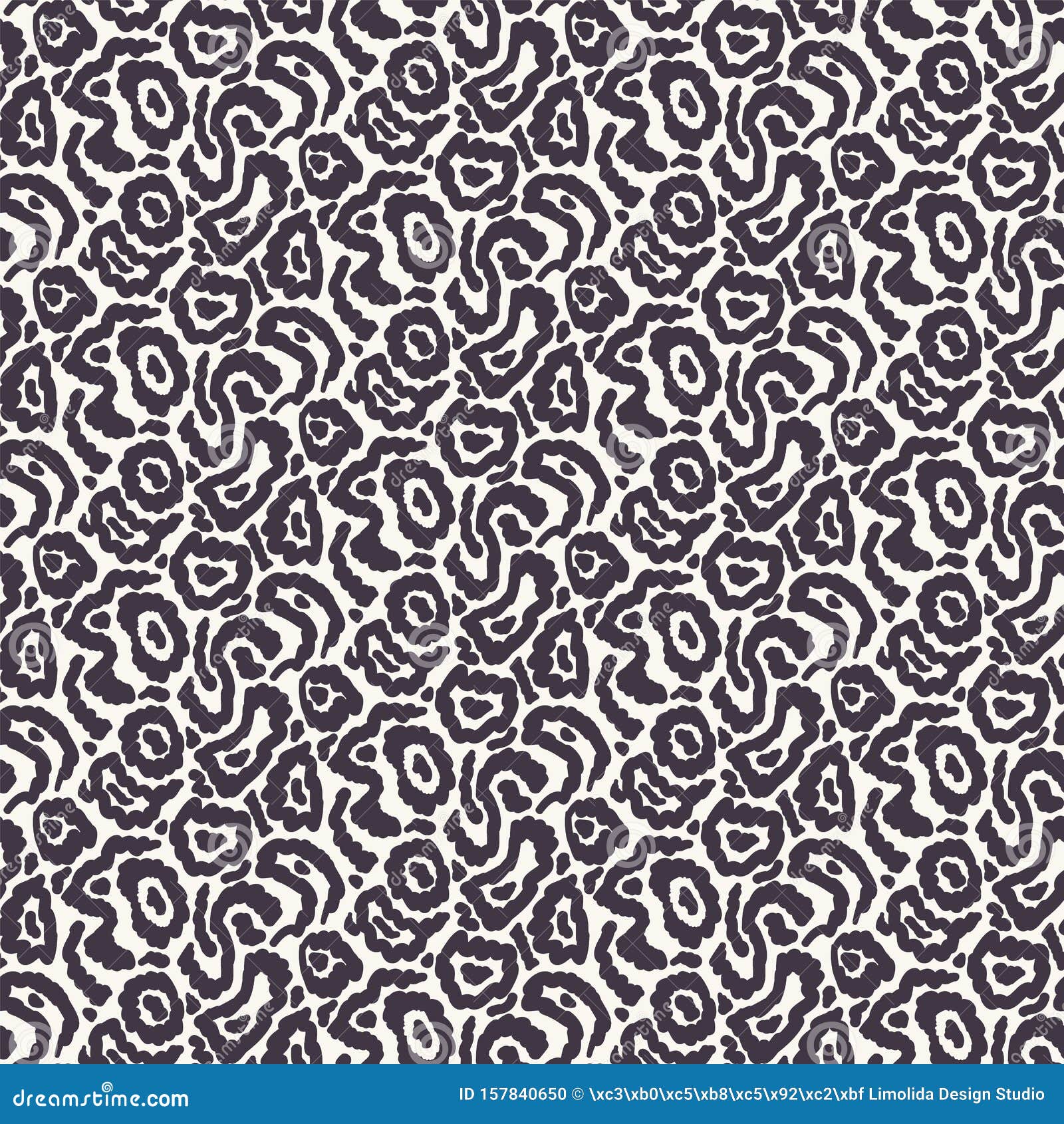 seamless  pattern. abstract sylized animal skin. repeating texture background. monochrome surface  textile