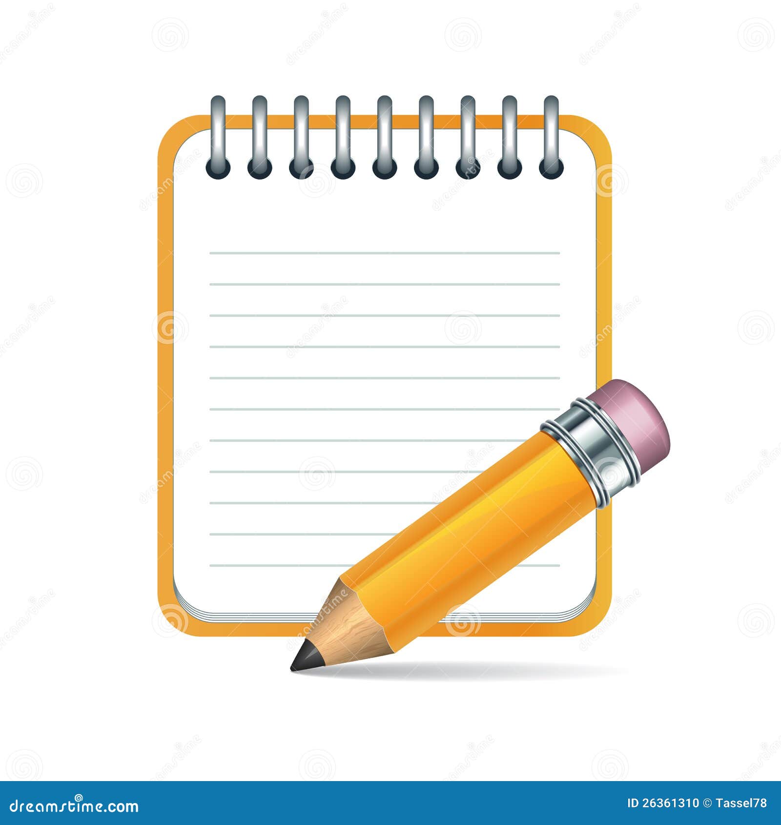  pencil and notepad icon