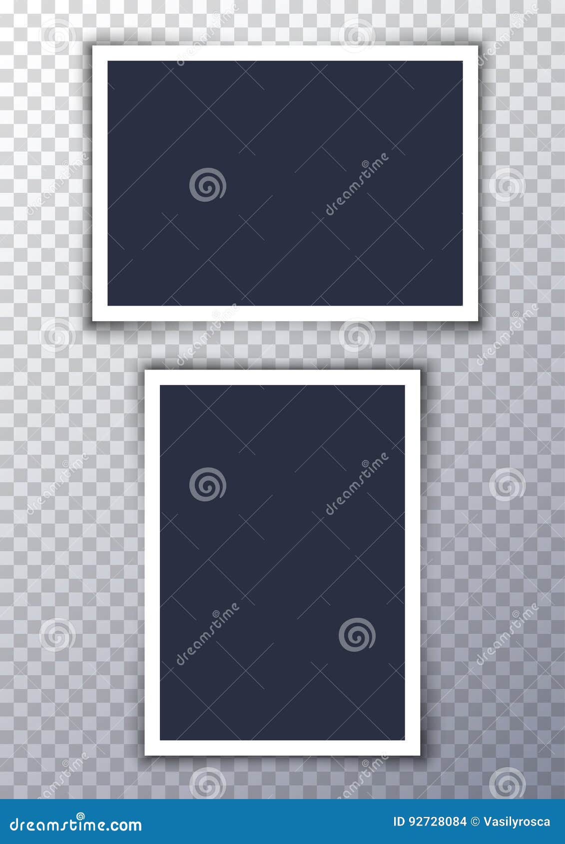 Vector Photo Frame Picture Background Border Photography Album