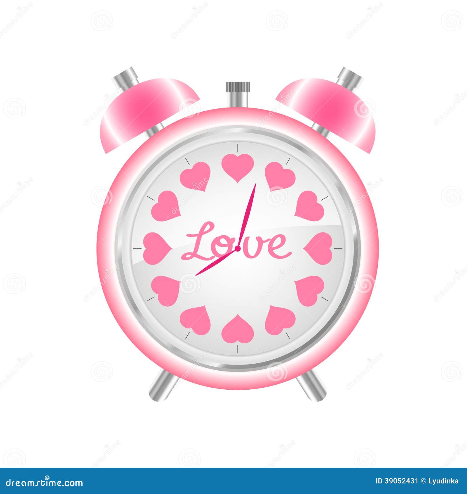 Pink Alarm Clock Stock Illustrations 708 Pink Alarm Clock Stock