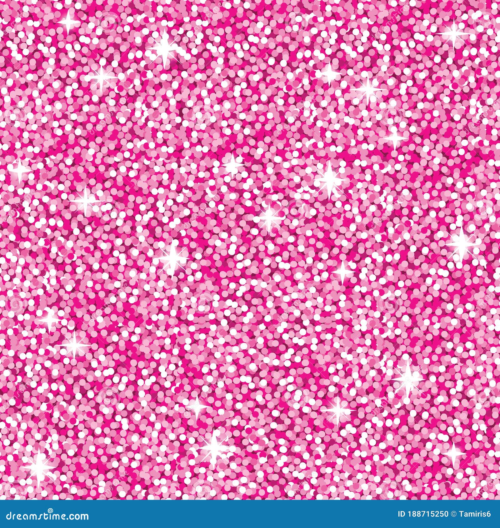Vector Pink Glitter Sparkle Seamless Shimmer Pattern Stock Vector ...