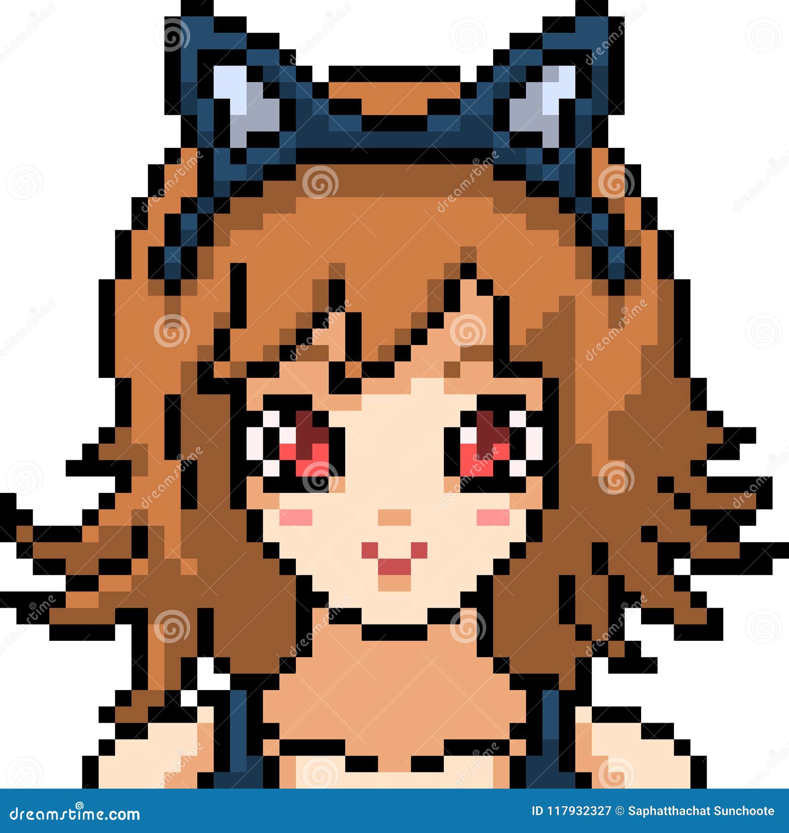 Minecraft Pixel Art Girl