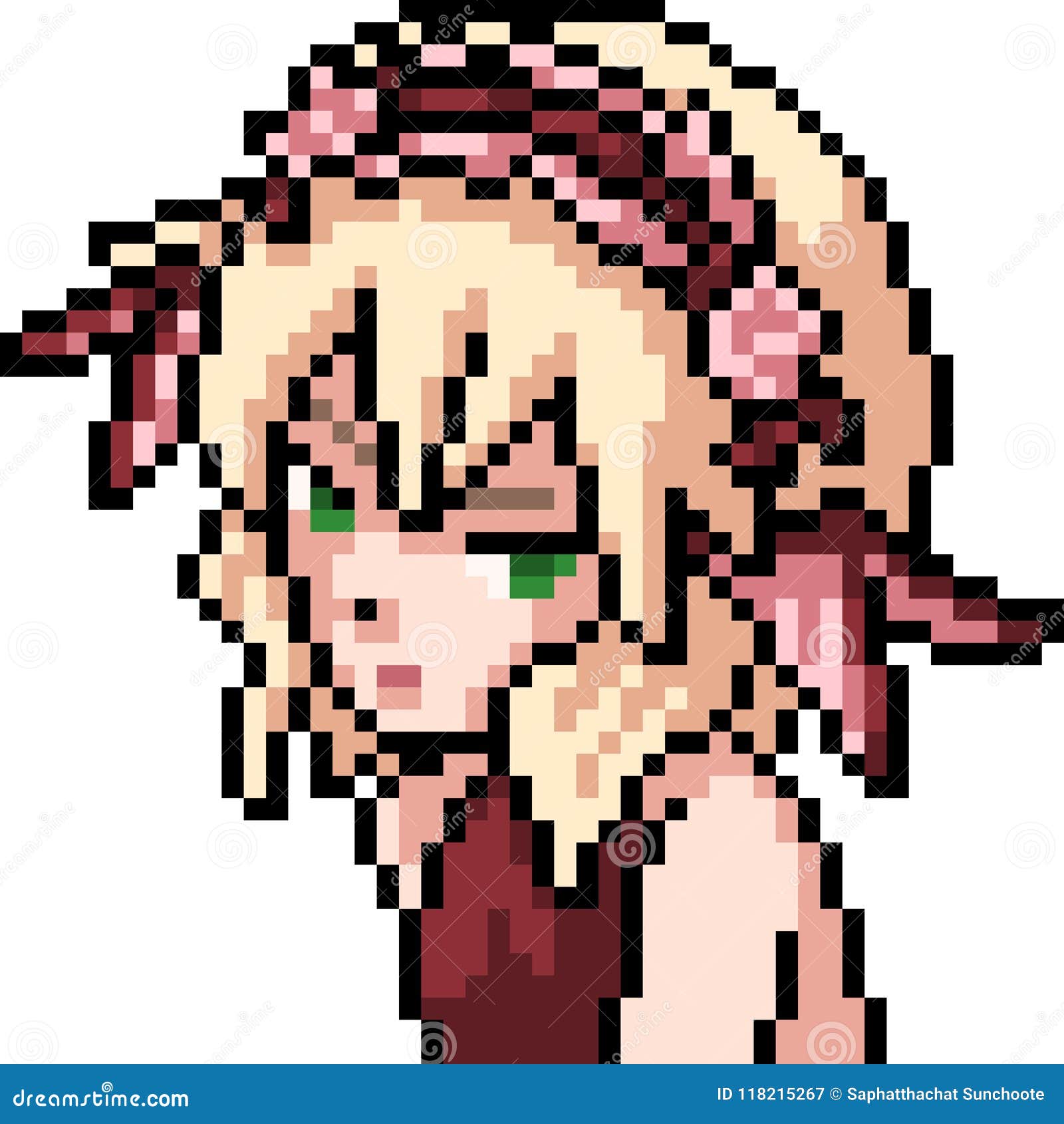 A pixel art of our Queen that I made on Minecraft a little while ago   rtoradora