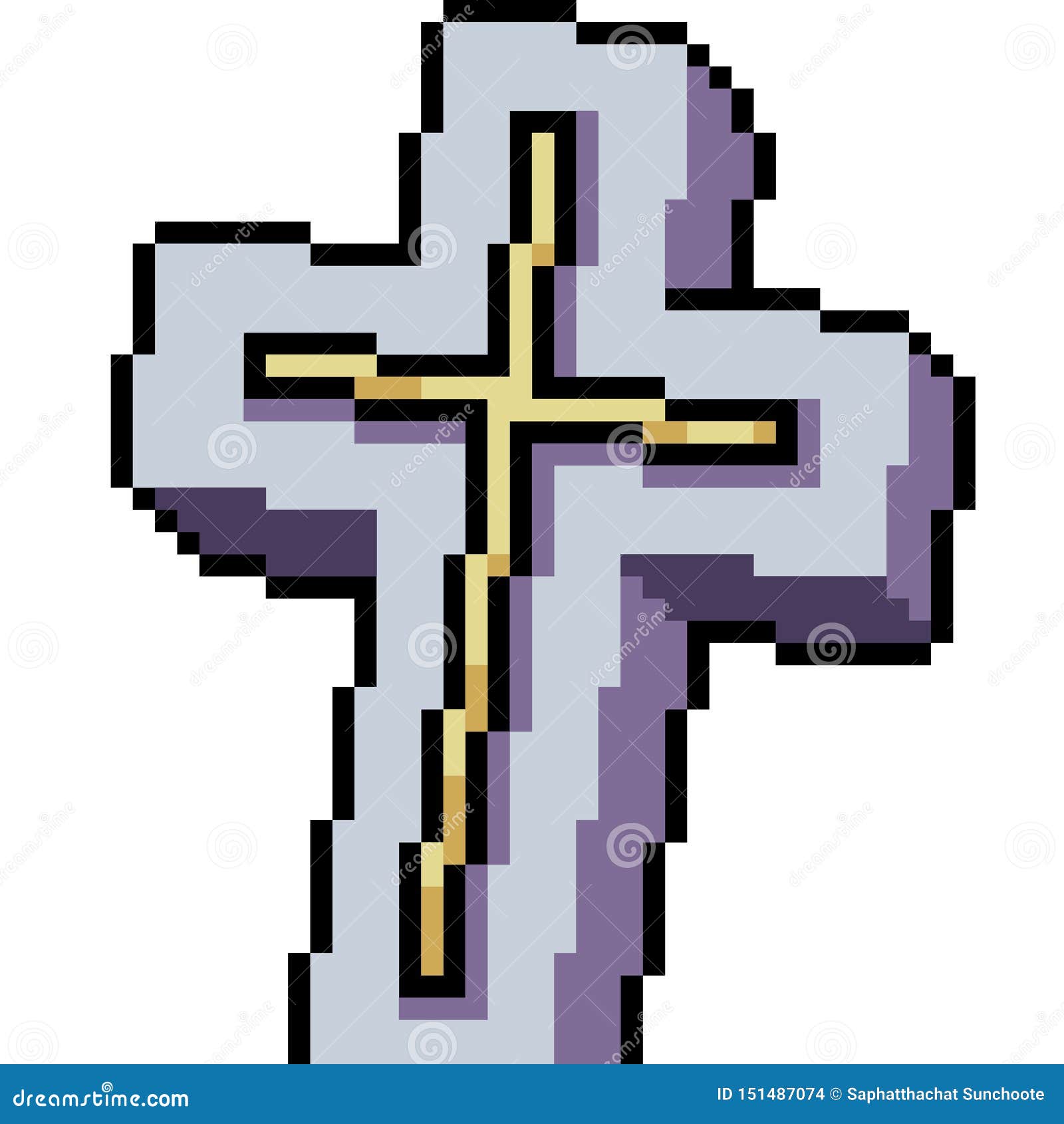 Pixel Art Cross