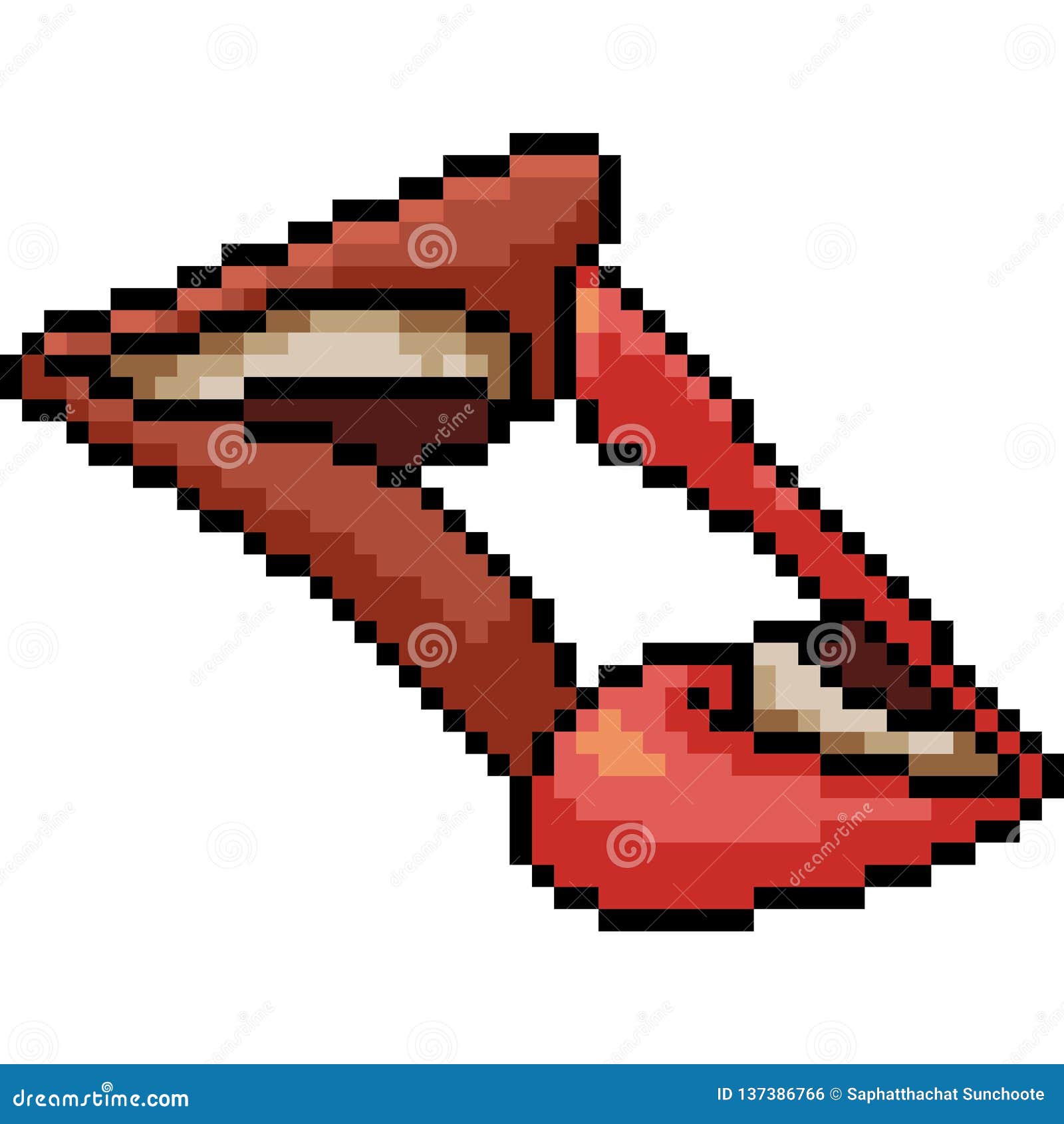 Lips Pixel Art Stock Illustration 507109480