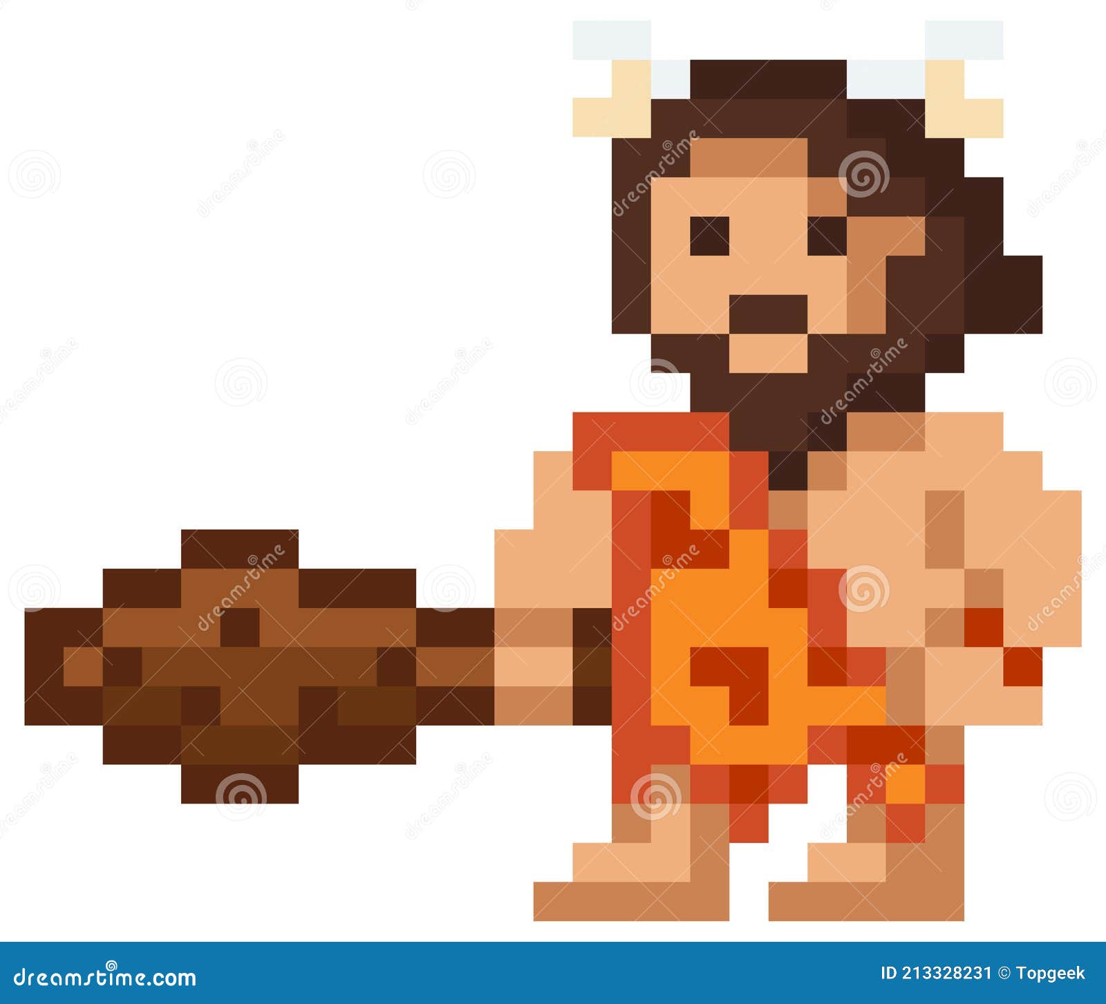 Man Pixelated Clipart Transparent Background, Vector Pixel Game