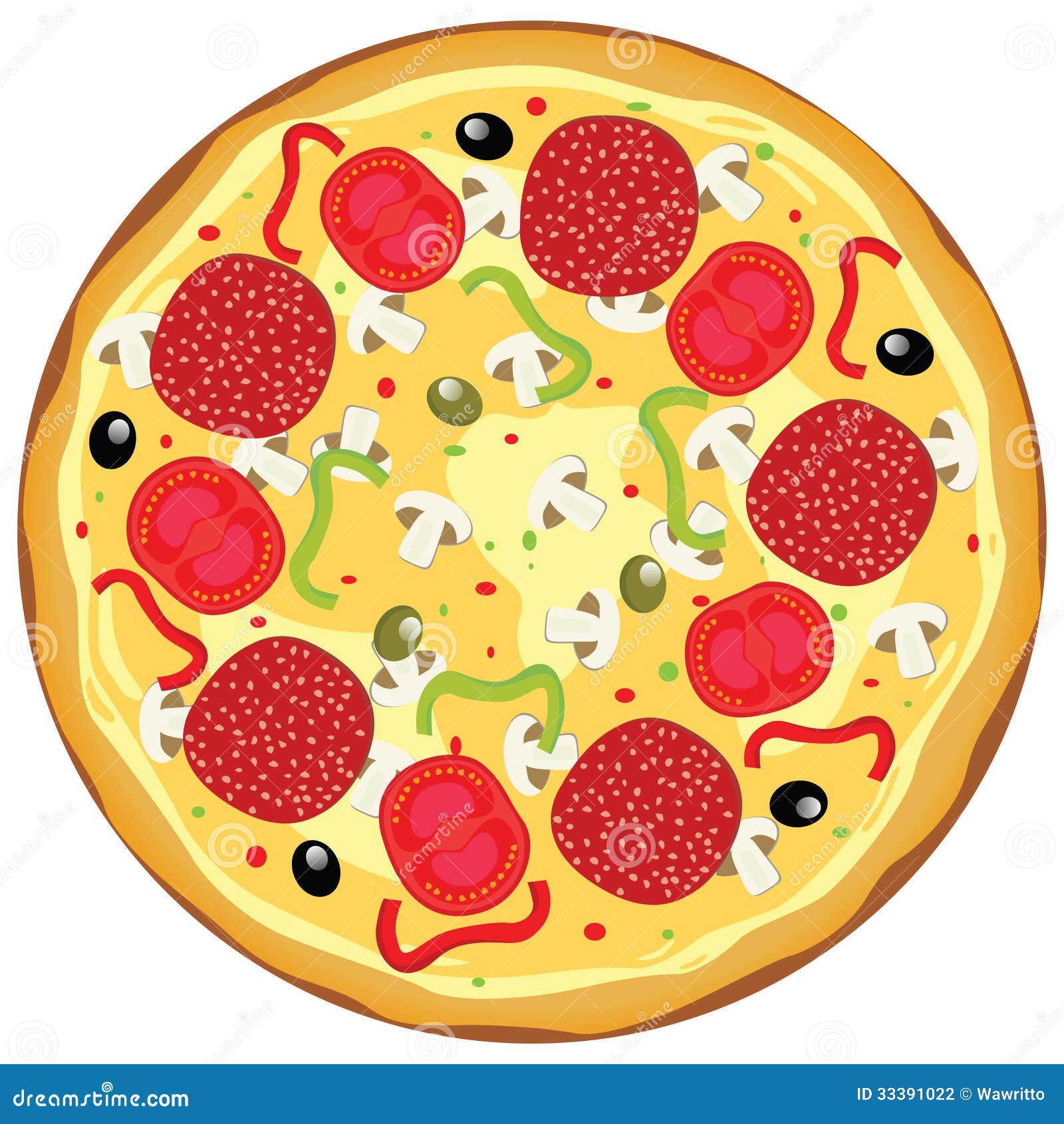 pizza clipart vector - photo #26