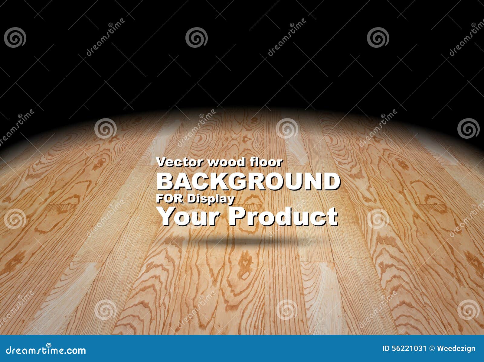 Vector Plank Wooden Floor Background Mock Up For Display Of P