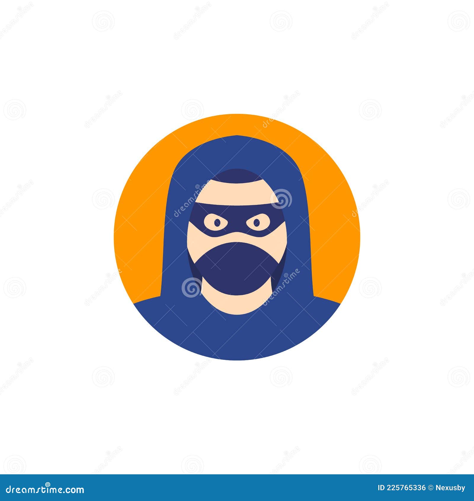 Vector Plano De Icono Criminal Ladrón O Ladrón Ilustración del Vector -  Ilustración de capucha, robe: 225765336