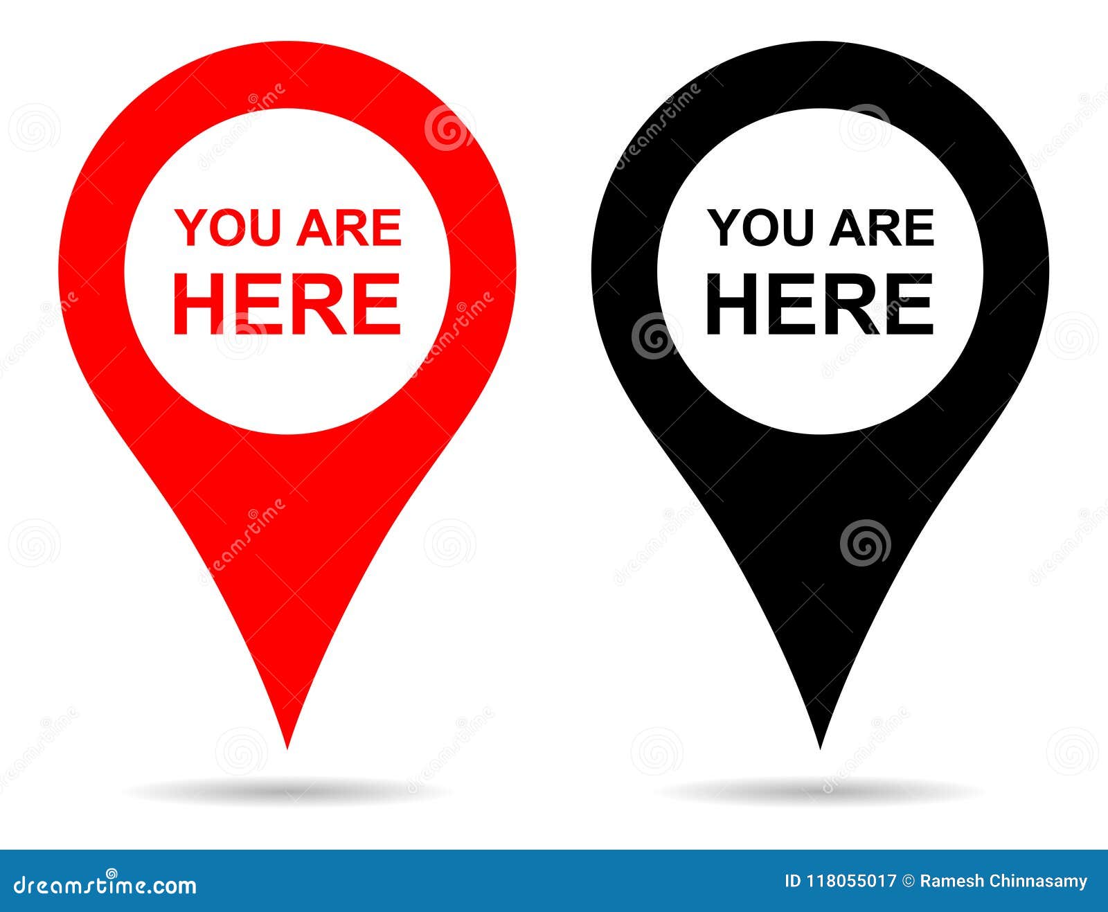  pointer map pin navigation. you are here sign