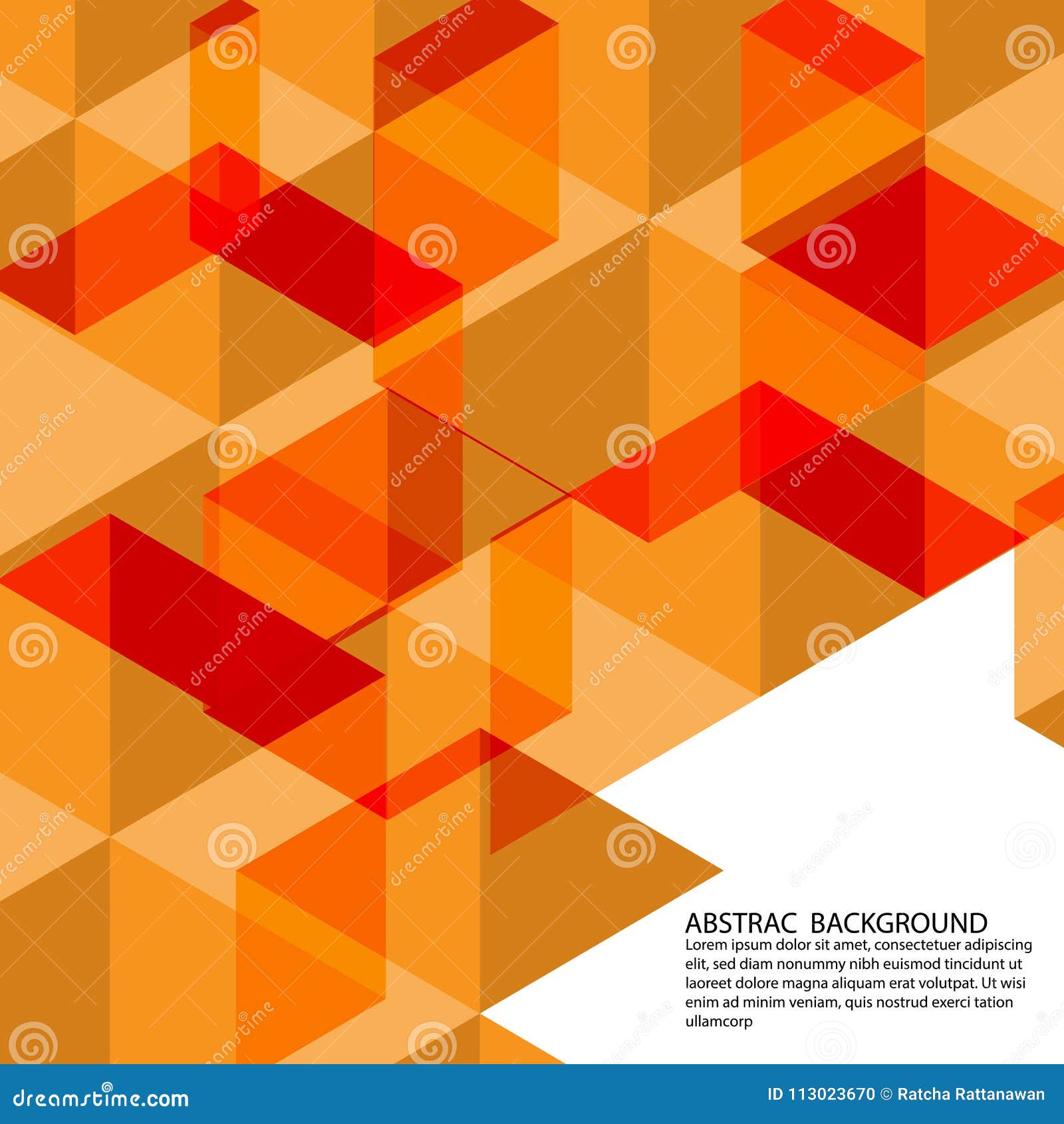 Vector Polygon Orange Background Stock Vector Illustration of graphic