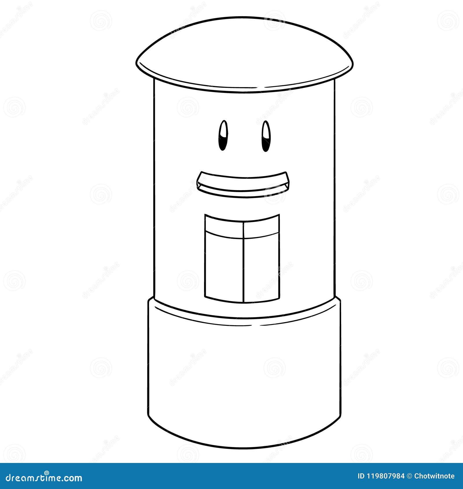 Vector of postbox cartoon stock vector. Illustration of collection - 119807984 Vector of postbox cartoon stock vector. Illustration of collection - 119807984