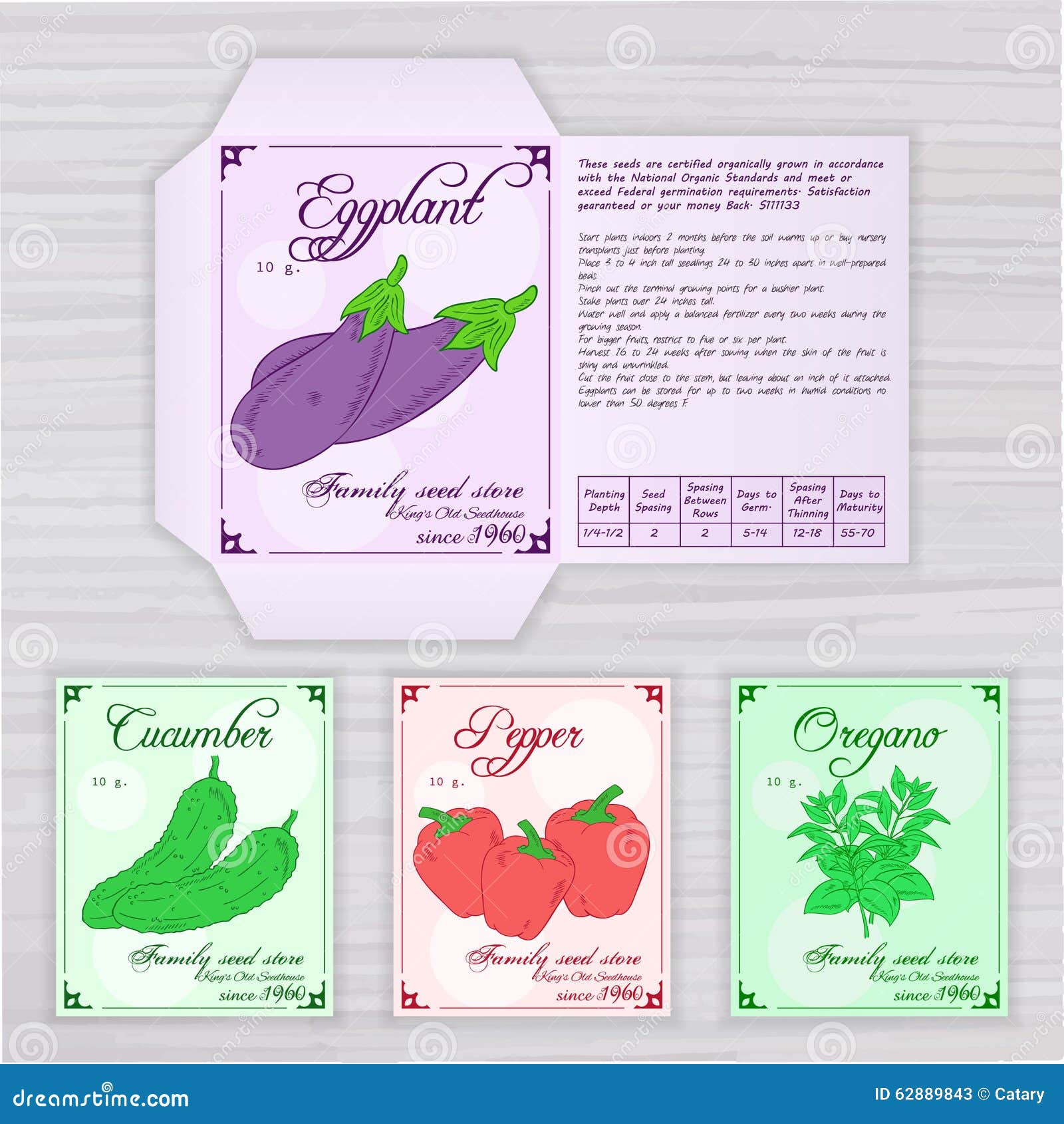 seed packet template stock illustrations 288 seed packet template stock illustrations vectors clipart dreamstime