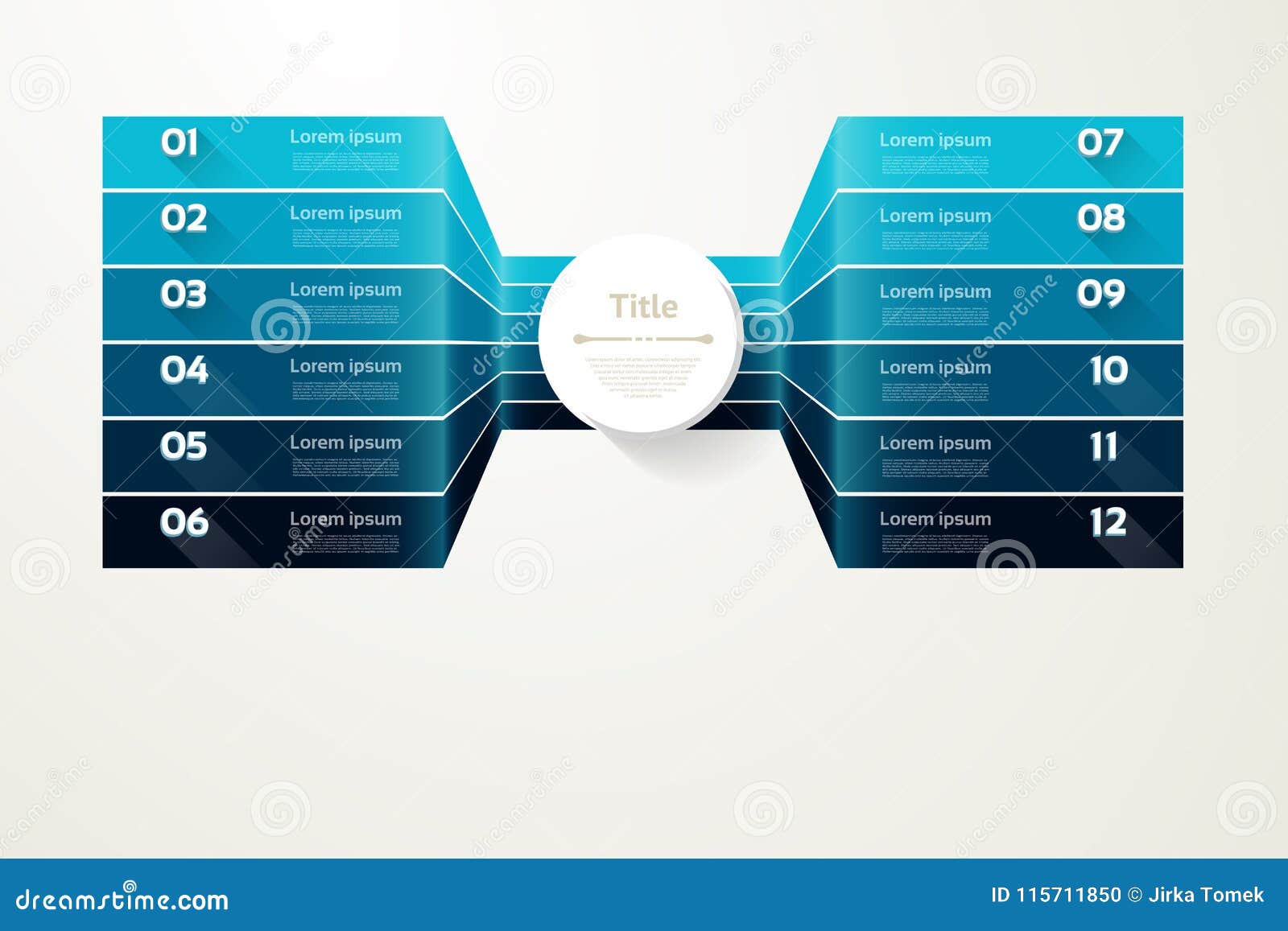  progress background. template for diagram, graph, presentation and chart. business concept with 12 options, parts, steps