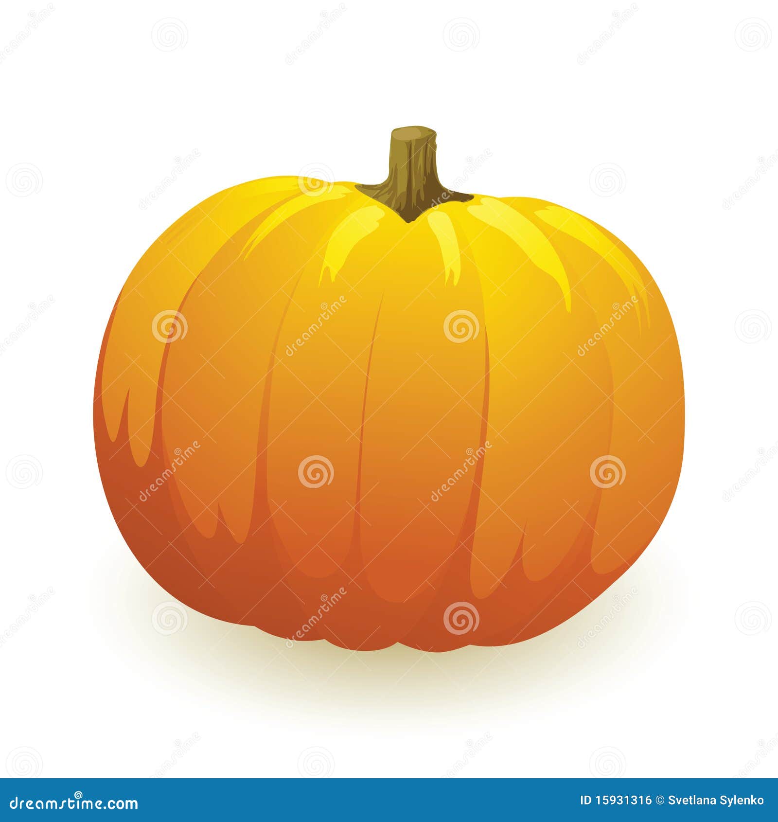 Vector pumpkin stock vector. Illustration of halloween - 15931316