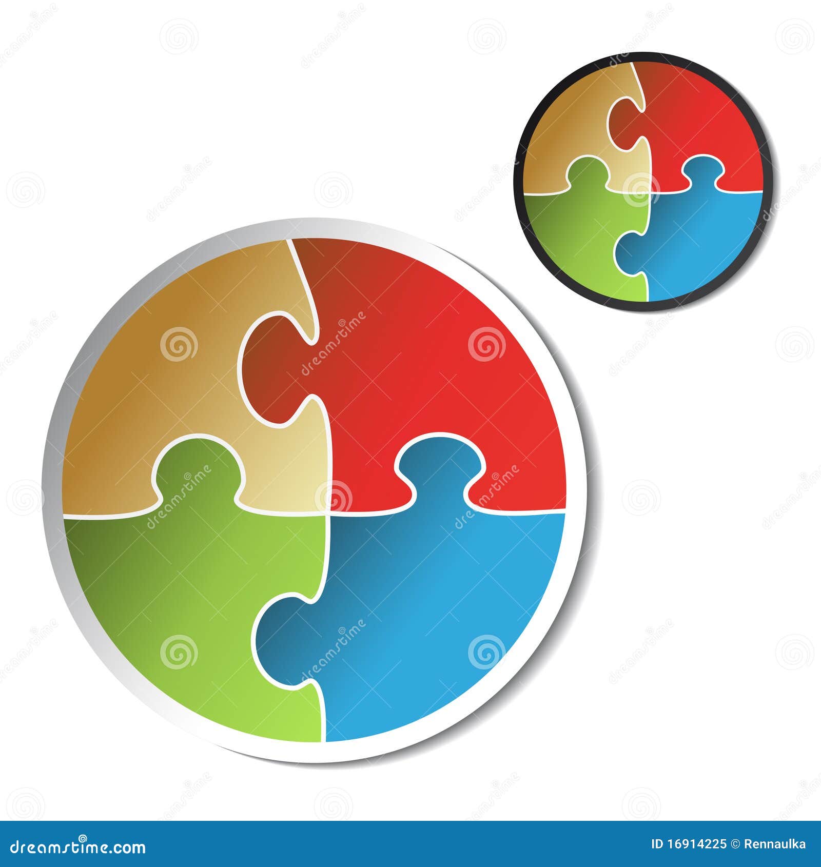 Vector puzzle symbols stock vector. Illustration of element 16914225