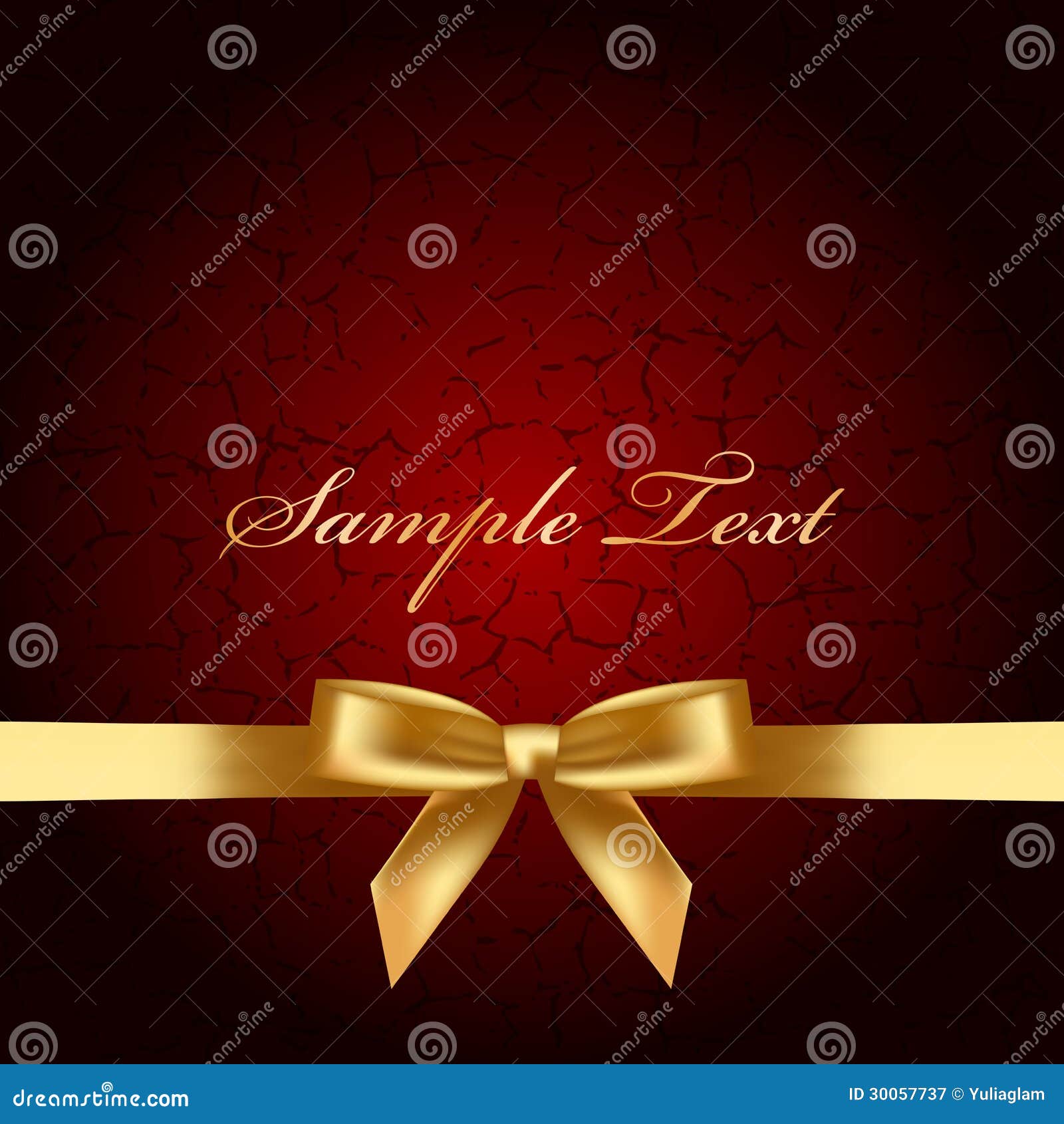 Background with gold bow stock vector. Illustration of frame - 30057737