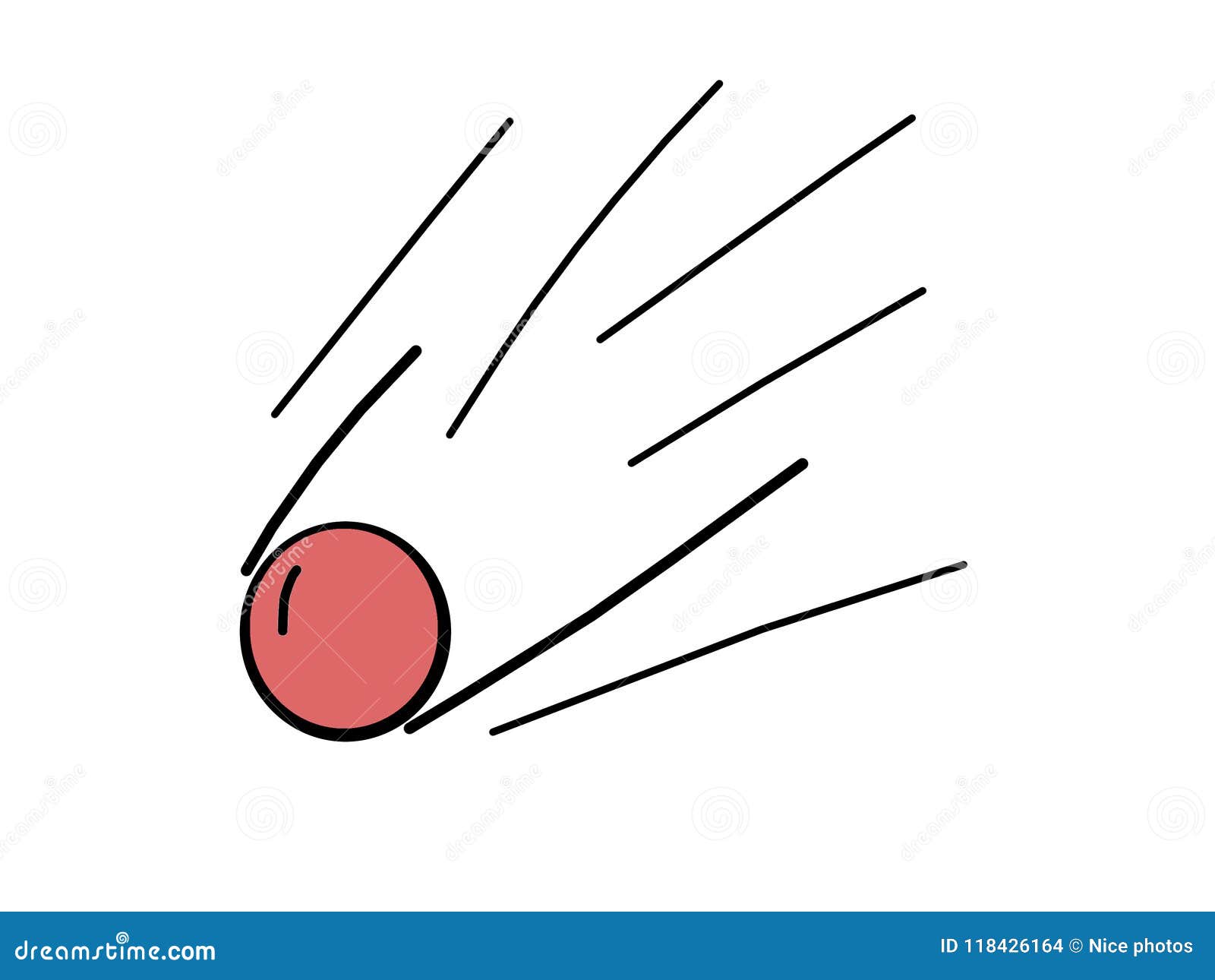 Vector of red falling ball stock illustration. Illustration of days