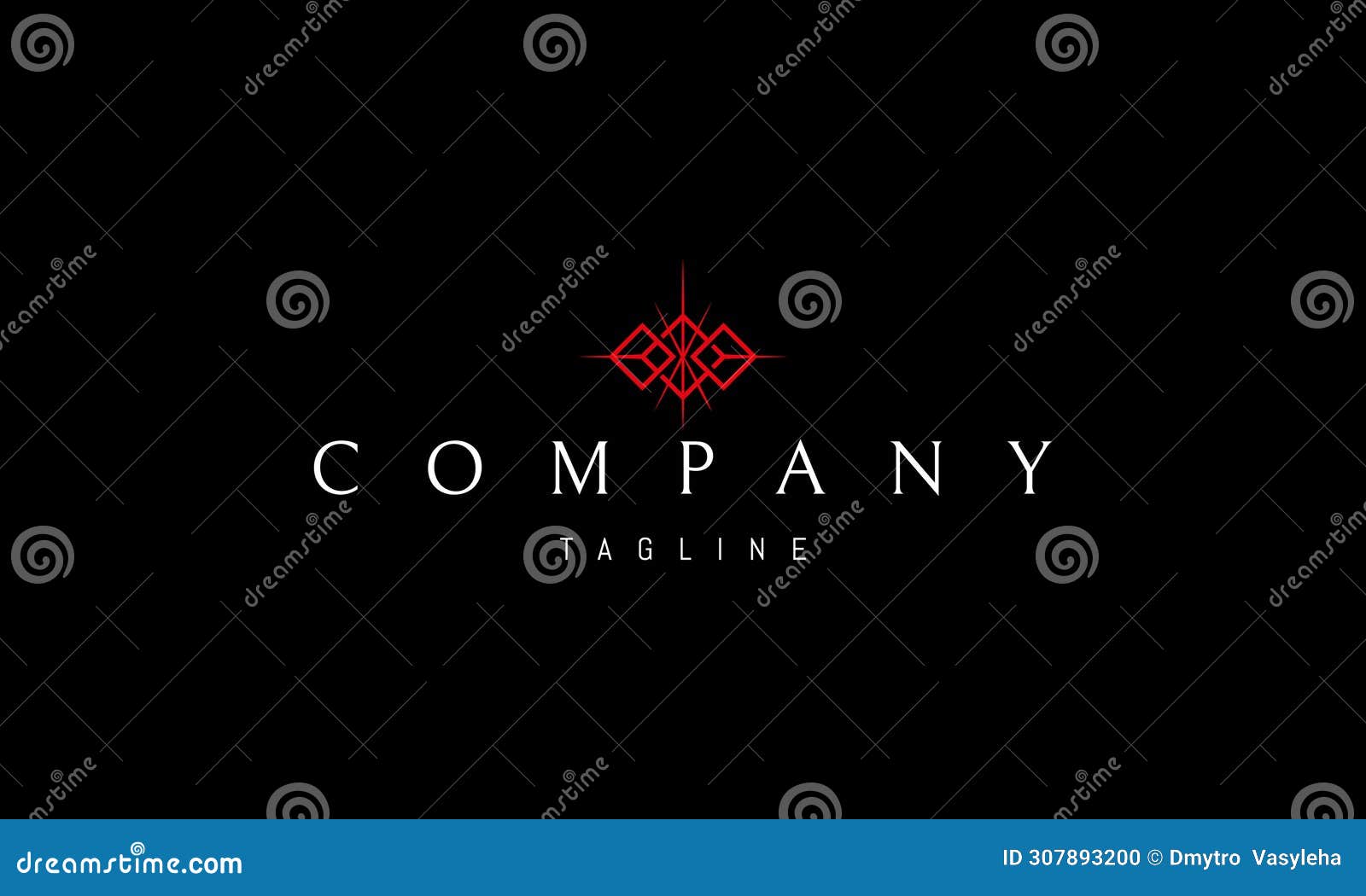 a  red logo with an abstract image of three cubes and a star in the middle.