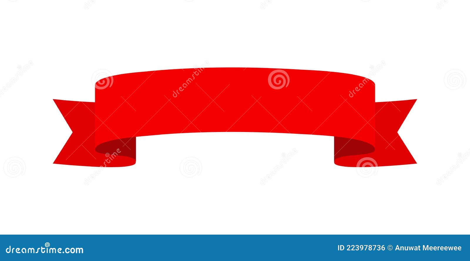 Vector Red Ribbon Banner Set. Flat Red Ribbon for Discount Label in Product  Sales Stock Illustration - Illustration of isolated, collection: 223978736