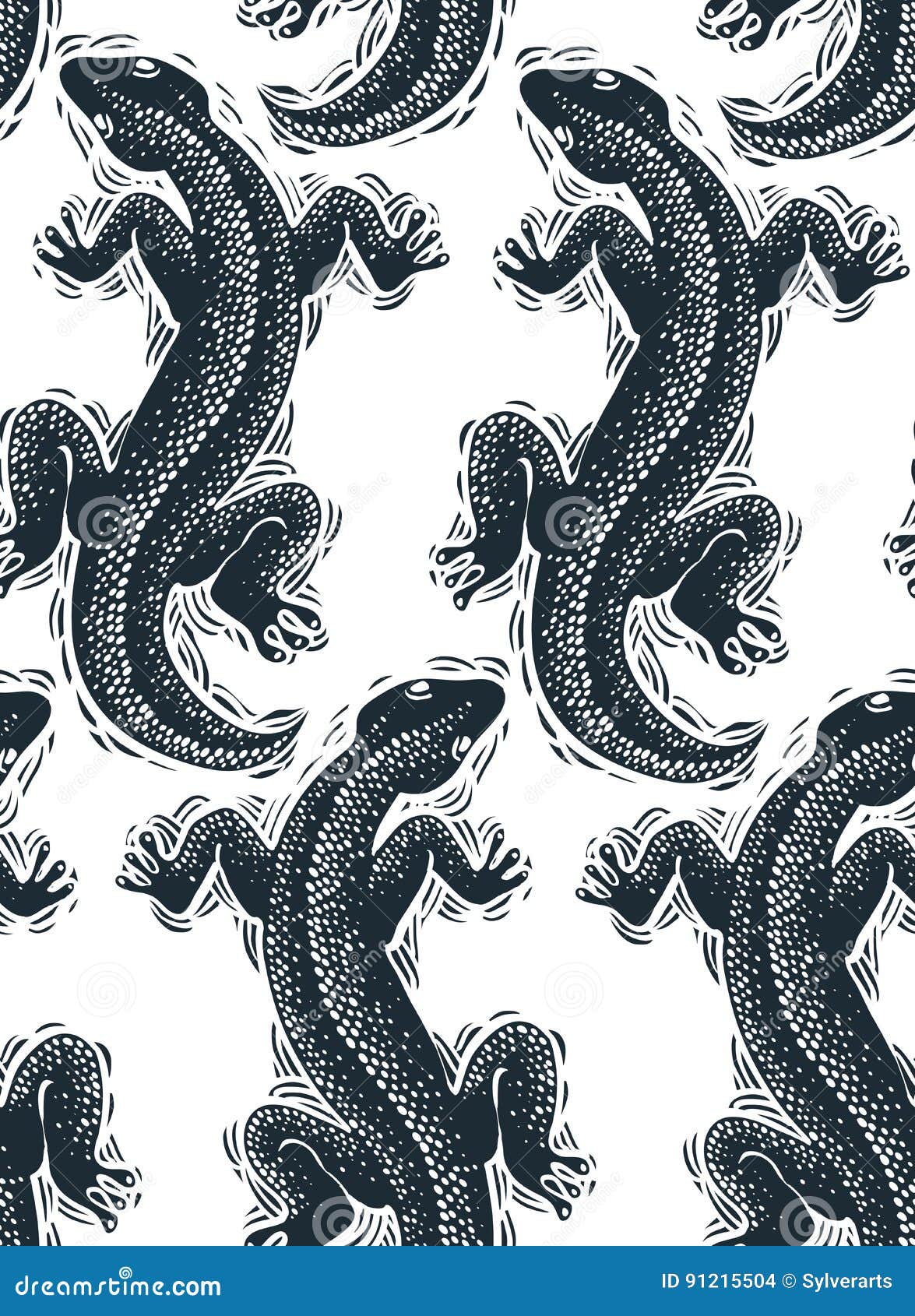 Reptilian Pattern Seamless. Reptilians Among Humans Background. Alien