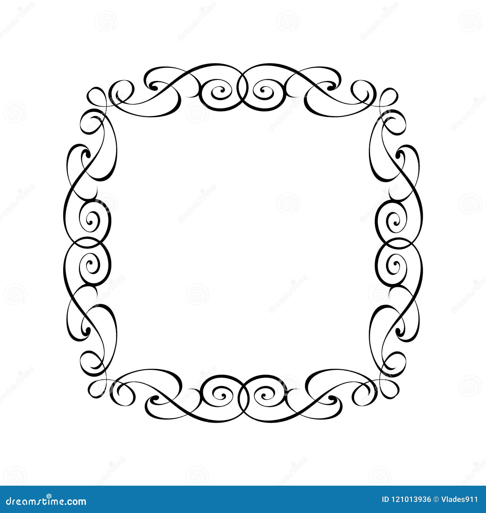 Download Vector Retro Frames .Vector Illustration.Rectangle. Stock ...