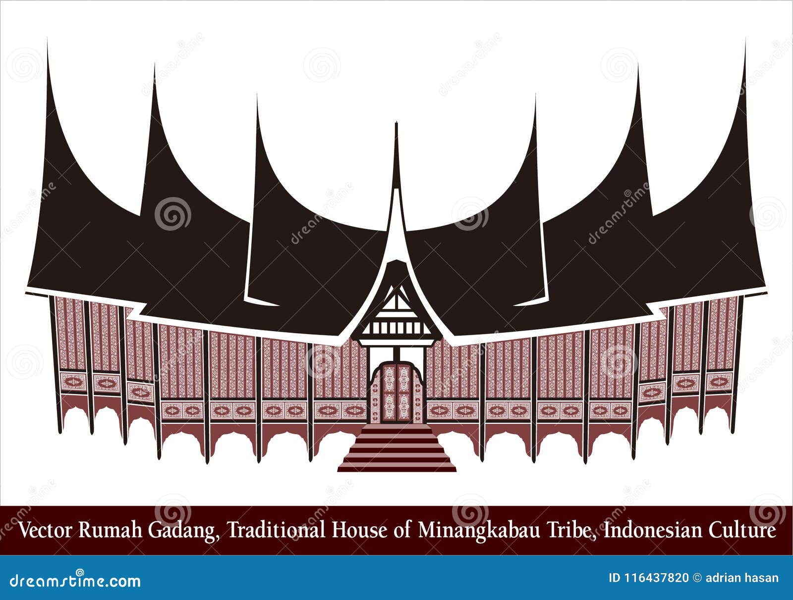 rumah gadang minangkabau  rumah gadang, traditional house of minangkabau tribe, indonesian culture