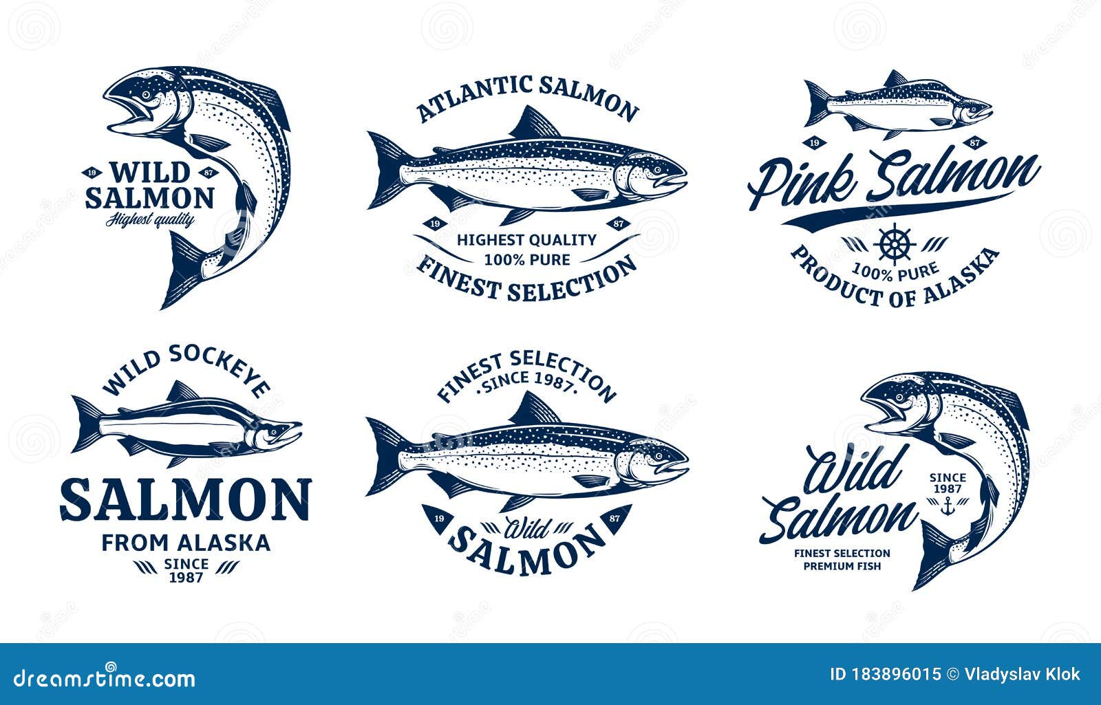 Salmon Logo Stock Illustrations – 19,911 Salmon Logo Stock Illustrations,  Vectors & Clipart - Dreamstime