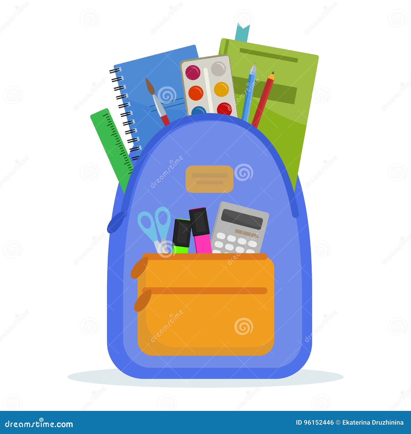 Backpack Stuffed Stock Illustrations – 272 Backpack Stuffed Stock  Illustrations, Vectors & Clipart - Dreamstime