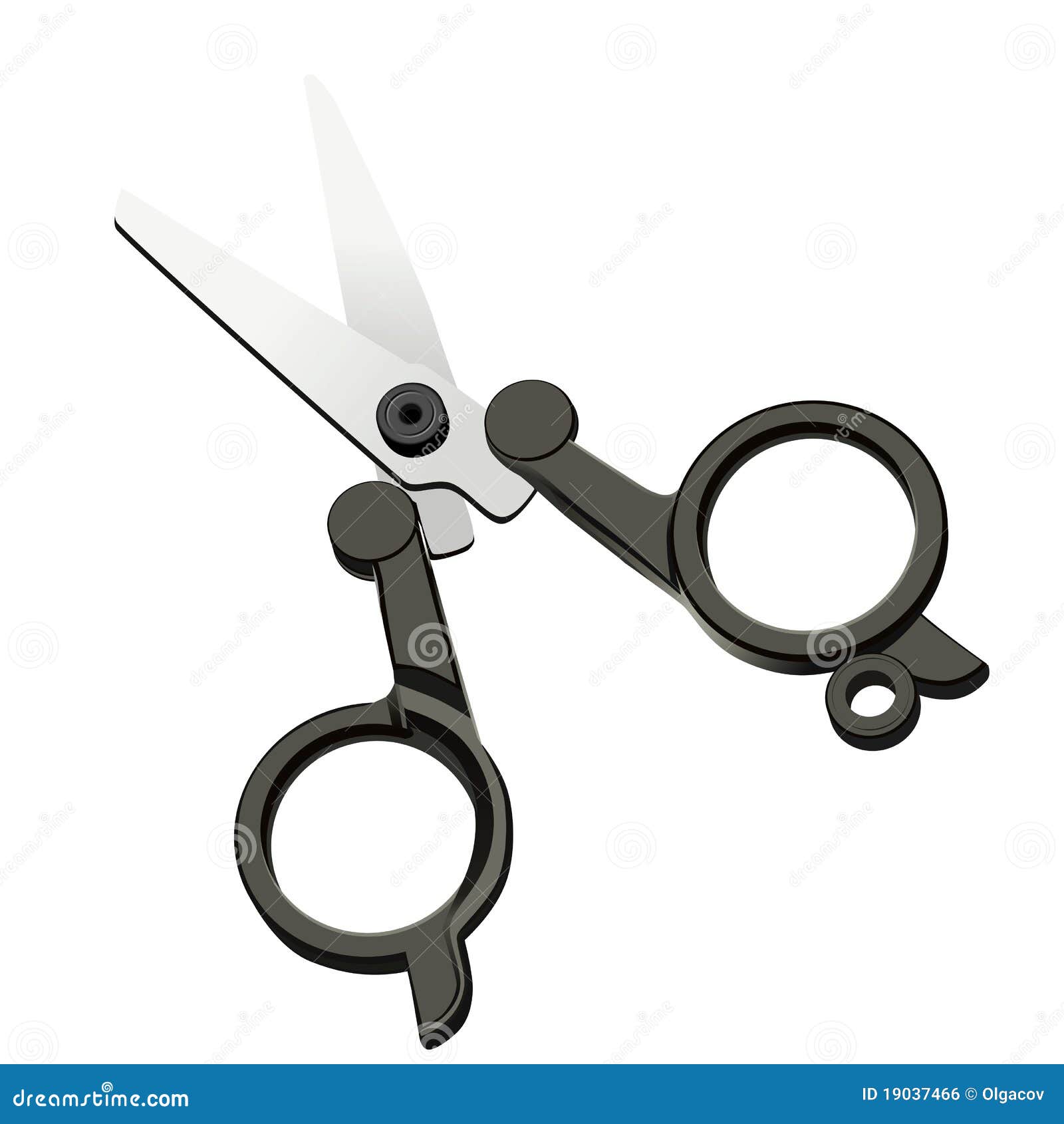  scissors on a white background