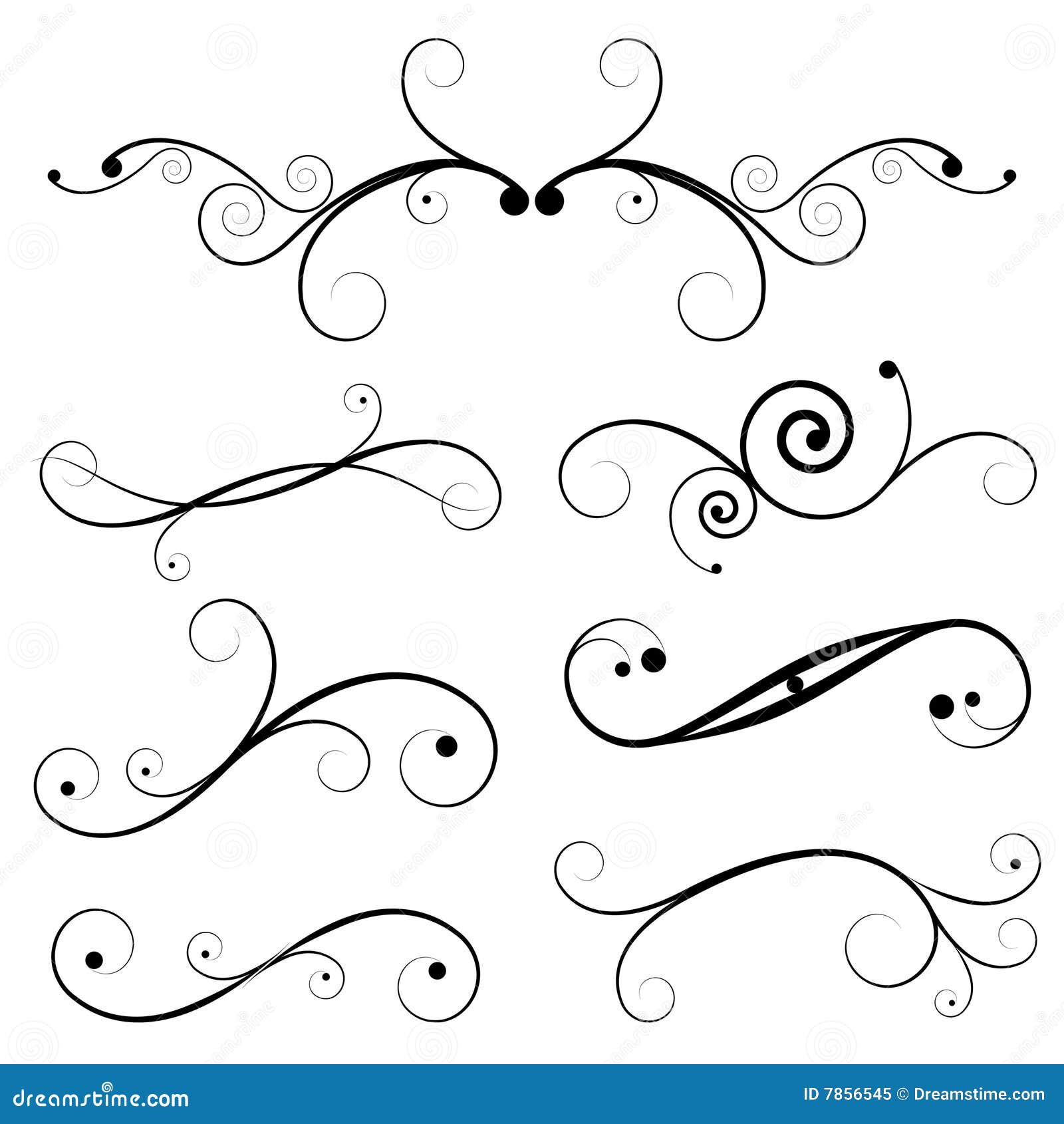 clipart lines scrolls - photo #49