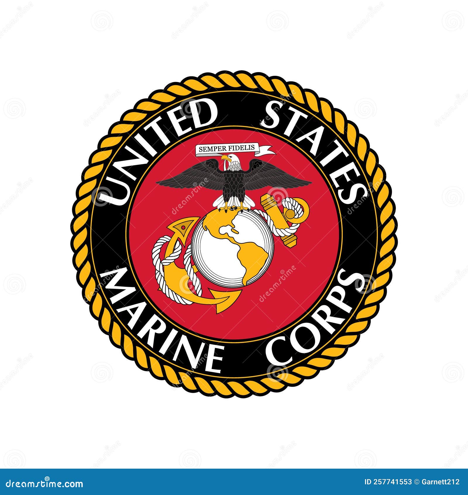  seal of the united states marine corps. usmc