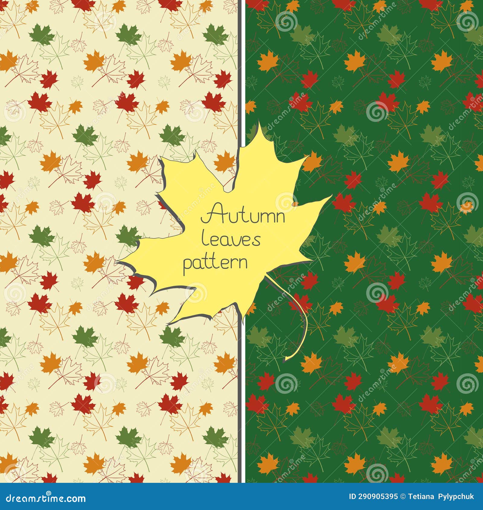 _seamlees_pattern_colourful_maple leaves_2023_9