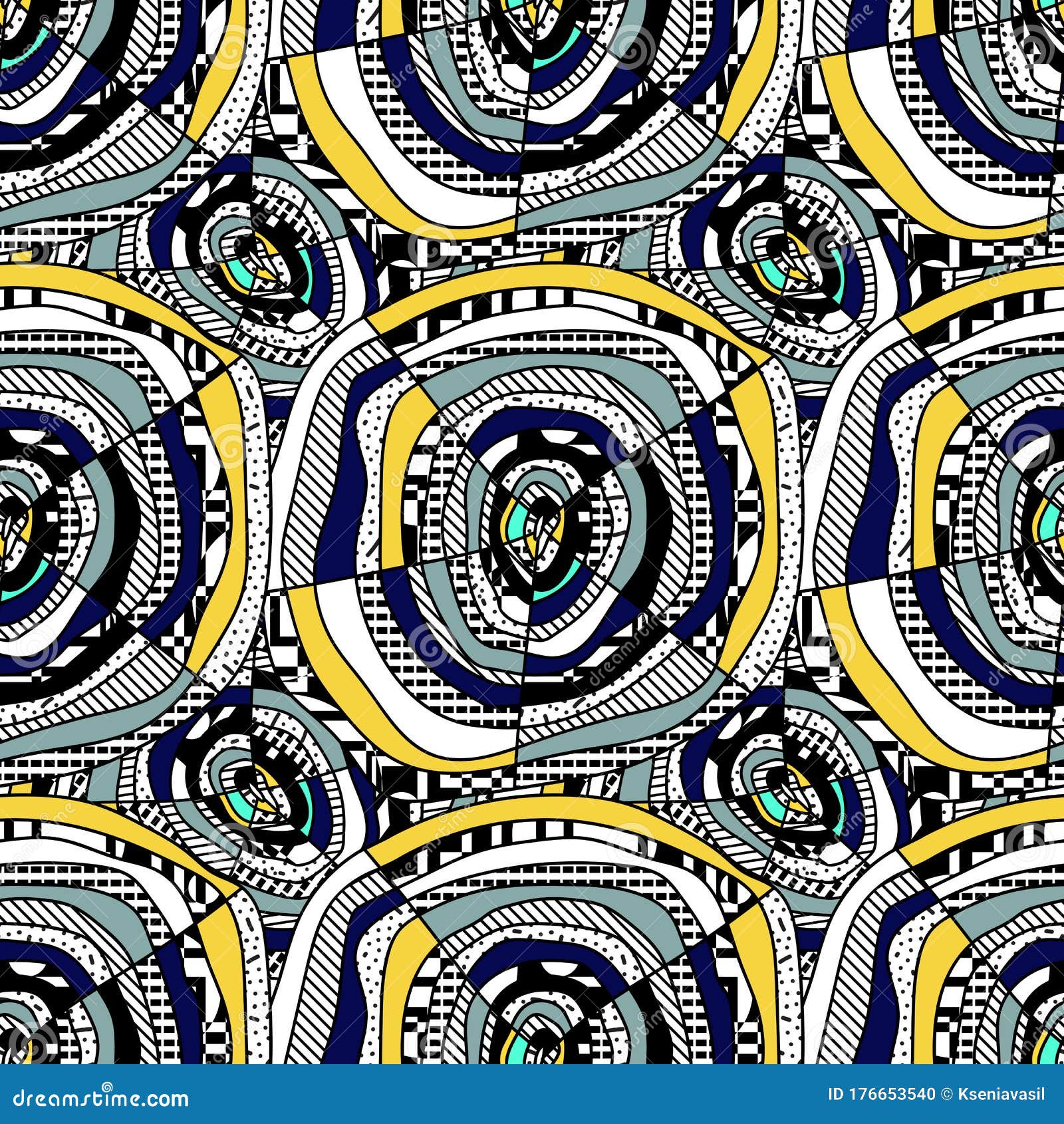 seamless background circles
