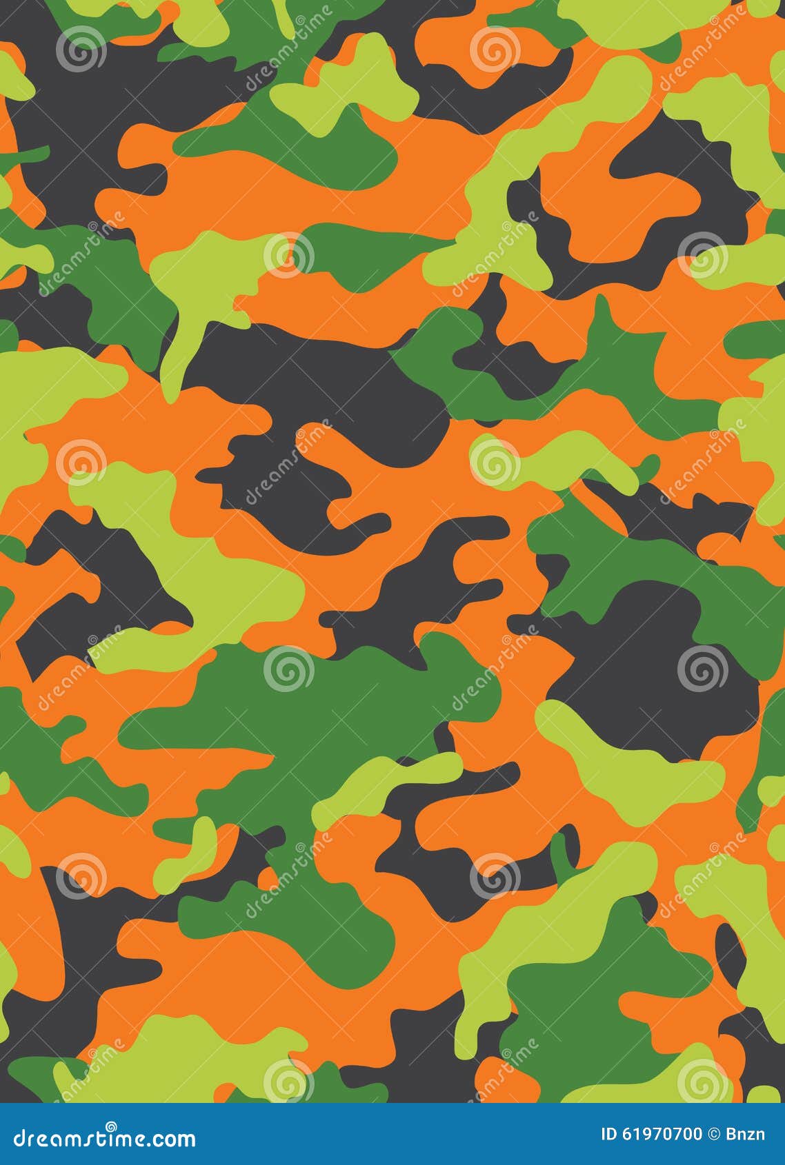 Vector seamless camo print stock illustration. Illustration of fabric ...