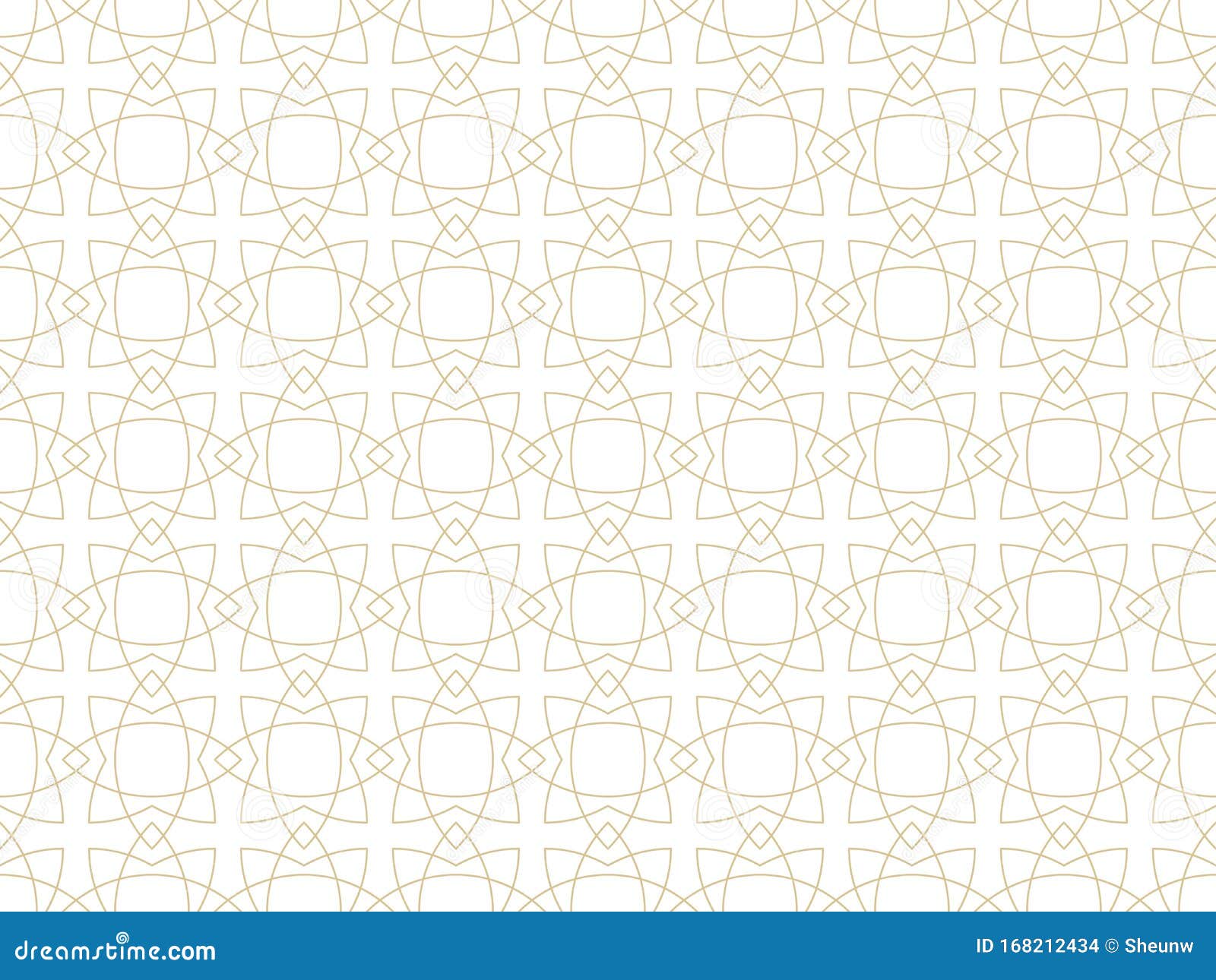  seamless ornamental gold pattern - geometric arabic .  luxury oriental background