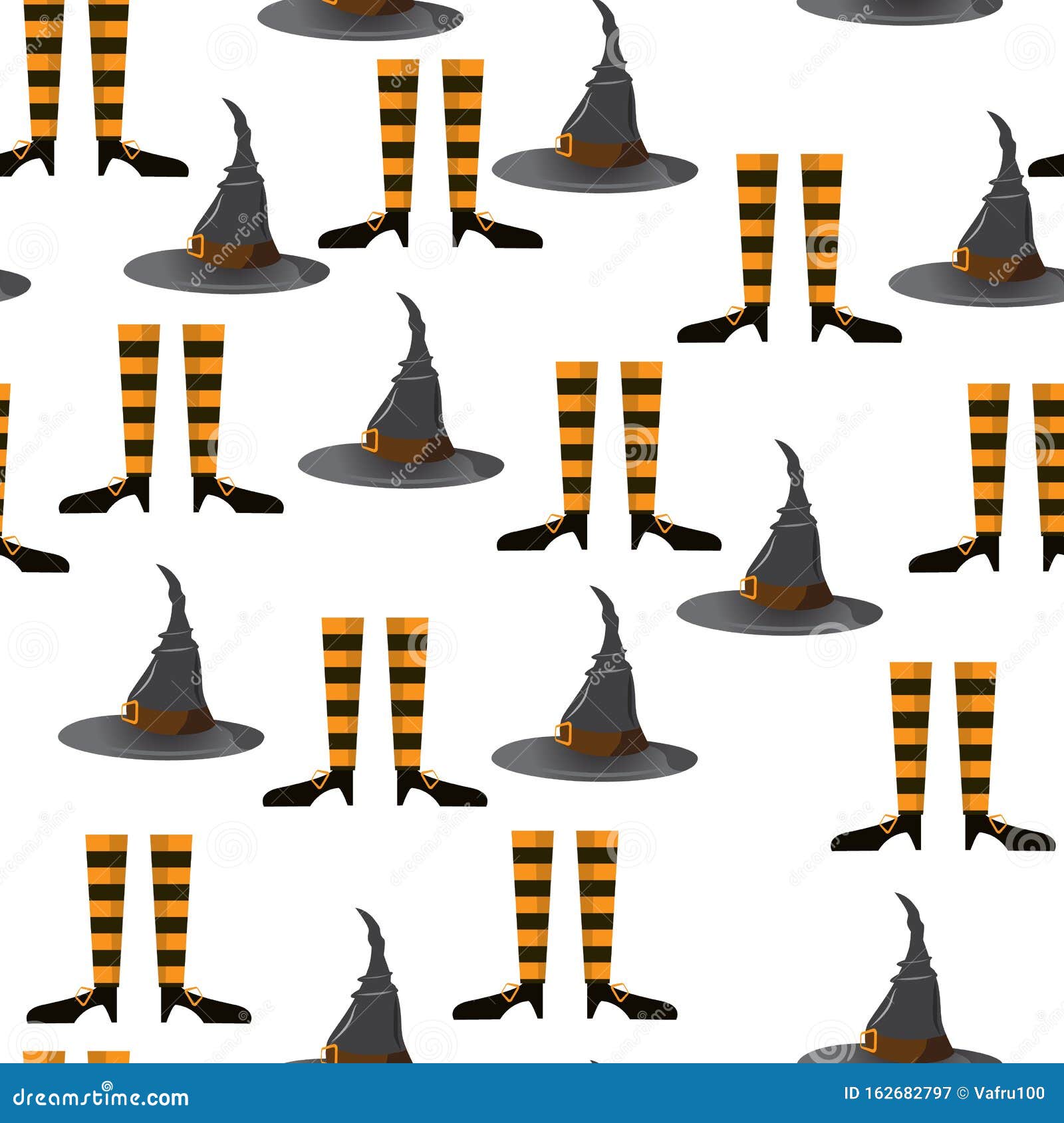 halloween. hat. legs in shoes.abstract pattern.